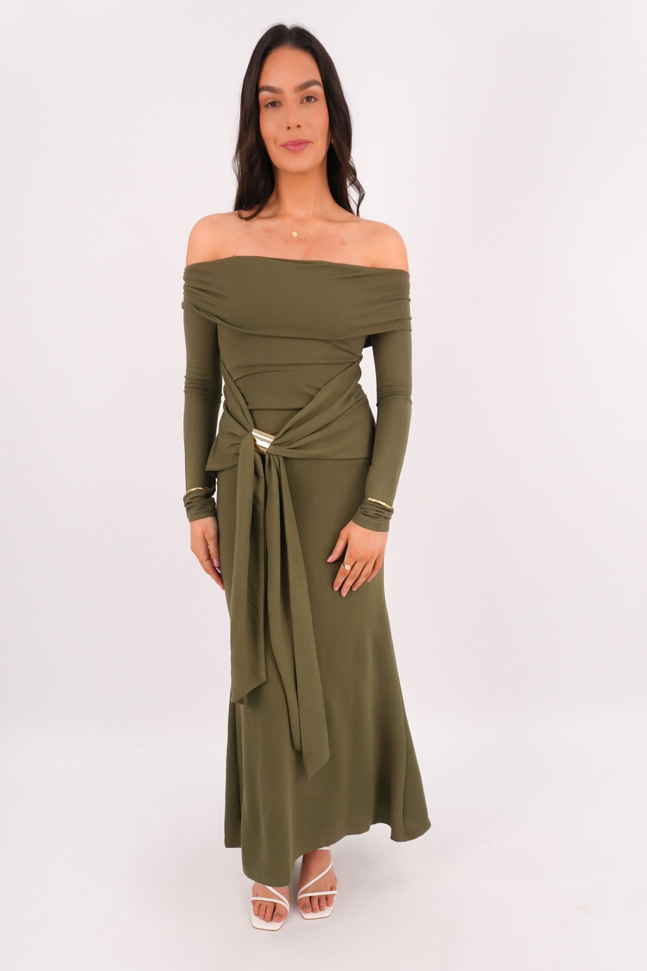Monty Maxi Dress Olive