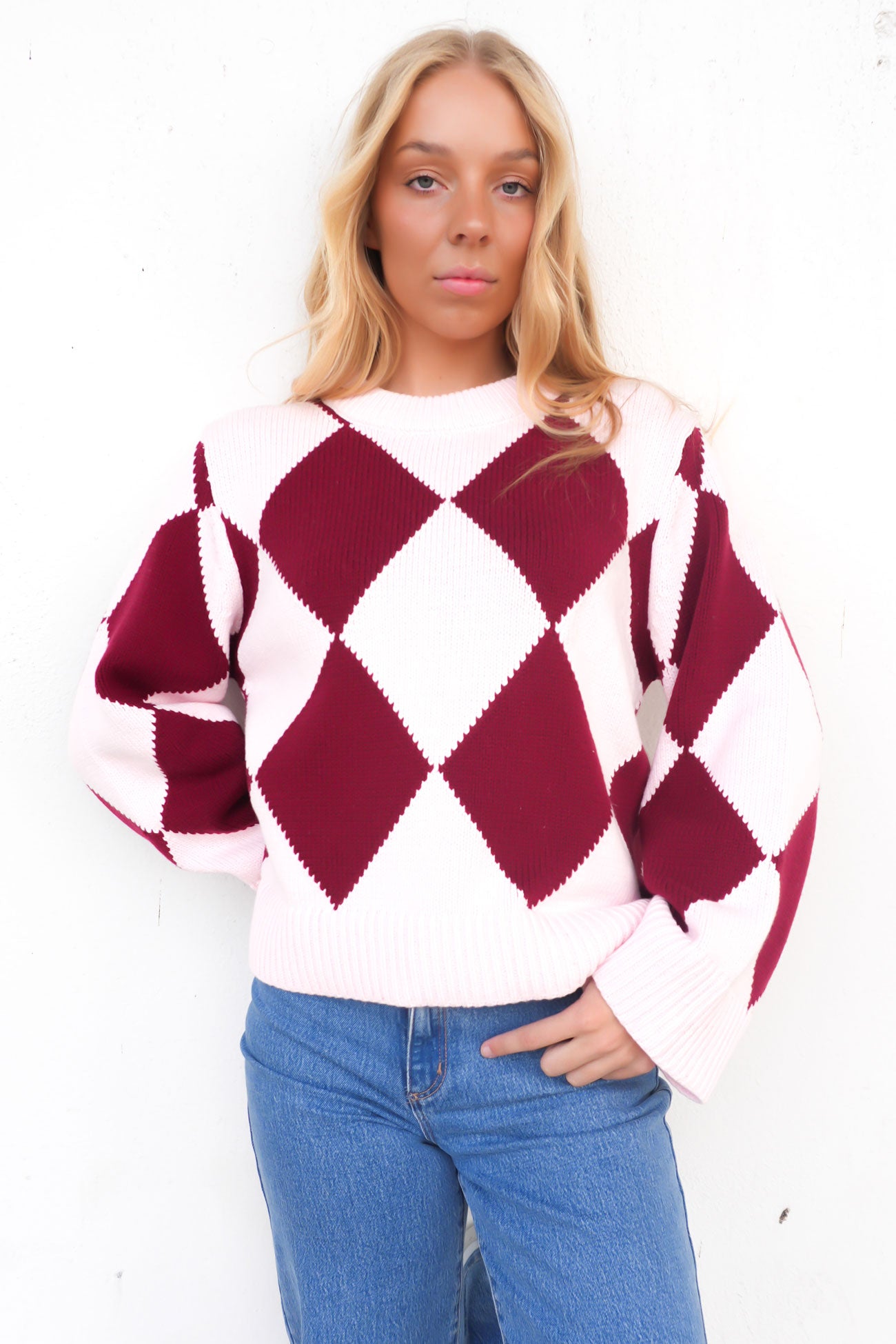 Murphy Knit Pink Wine