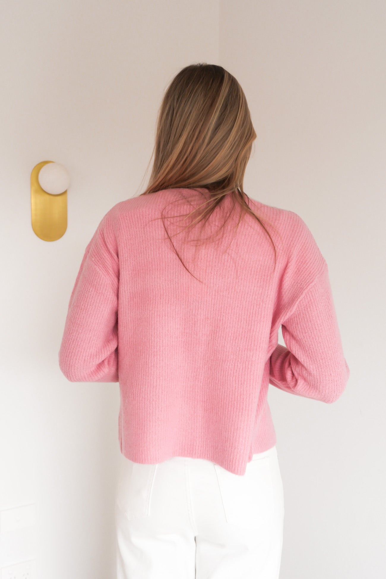Murphy Knit Cardi Sea Pink