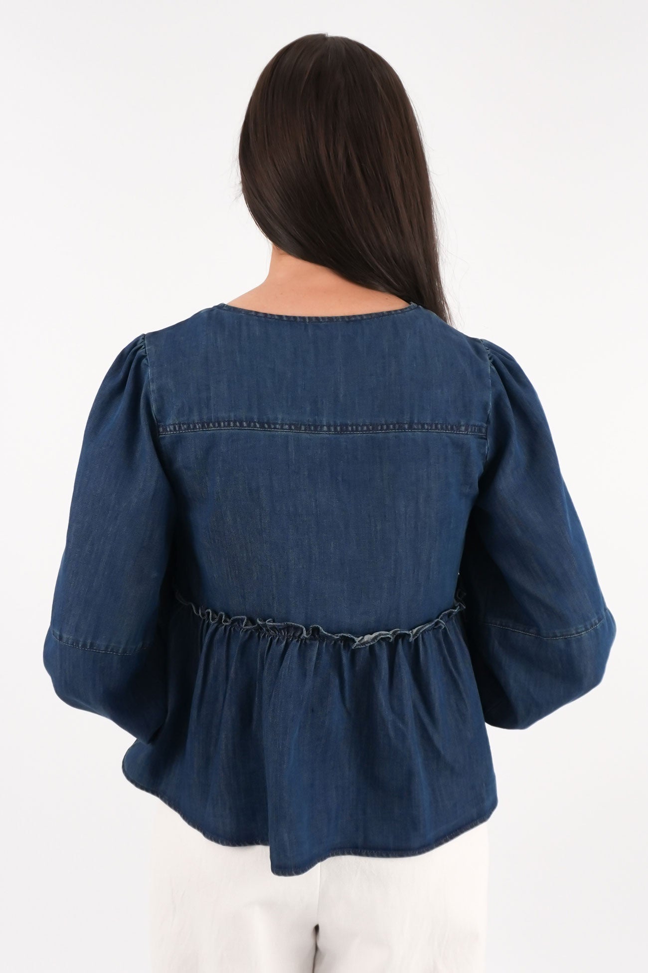 Myra Denim Top Indigo