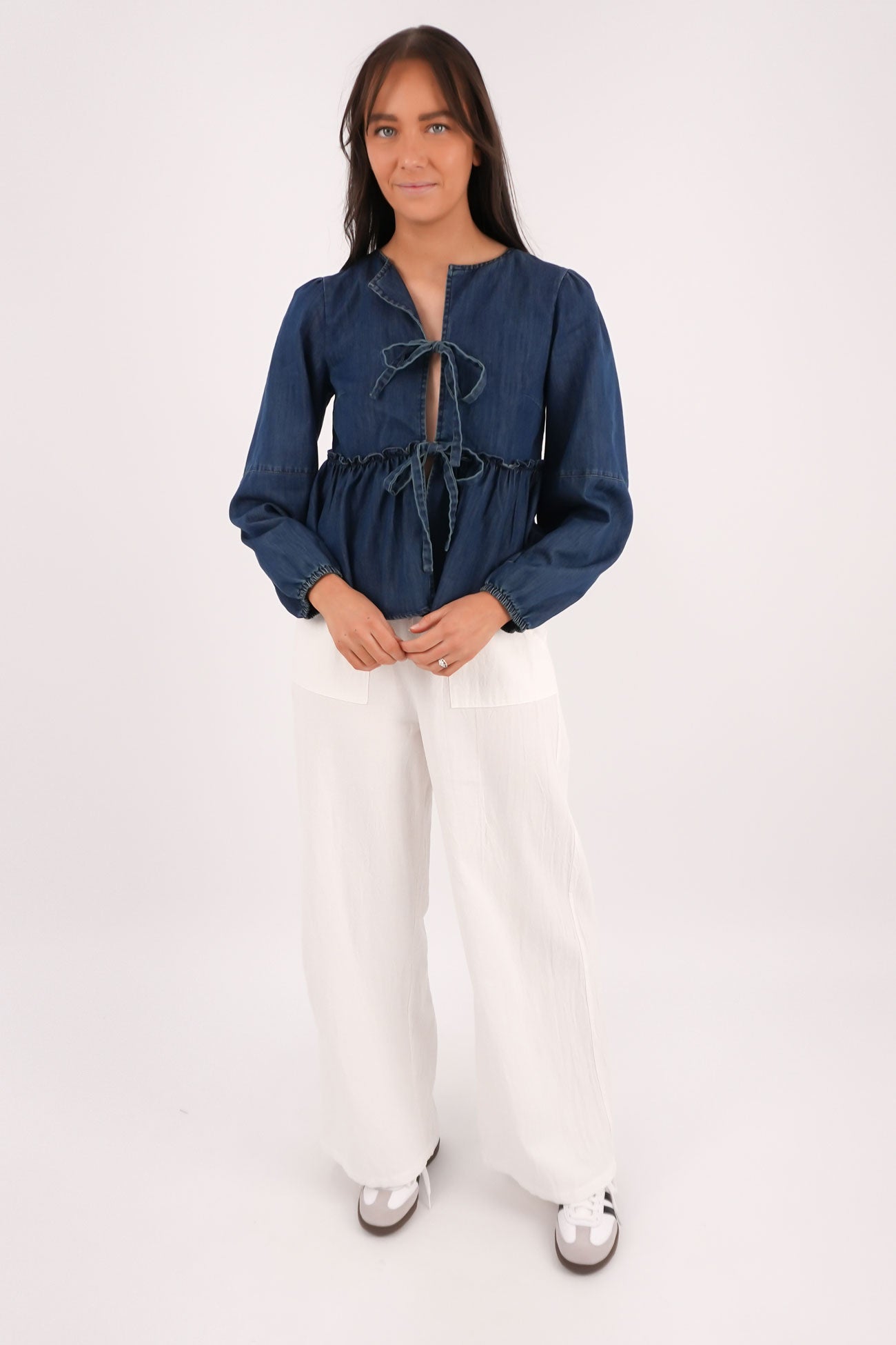 Myra Denim Top Indigo