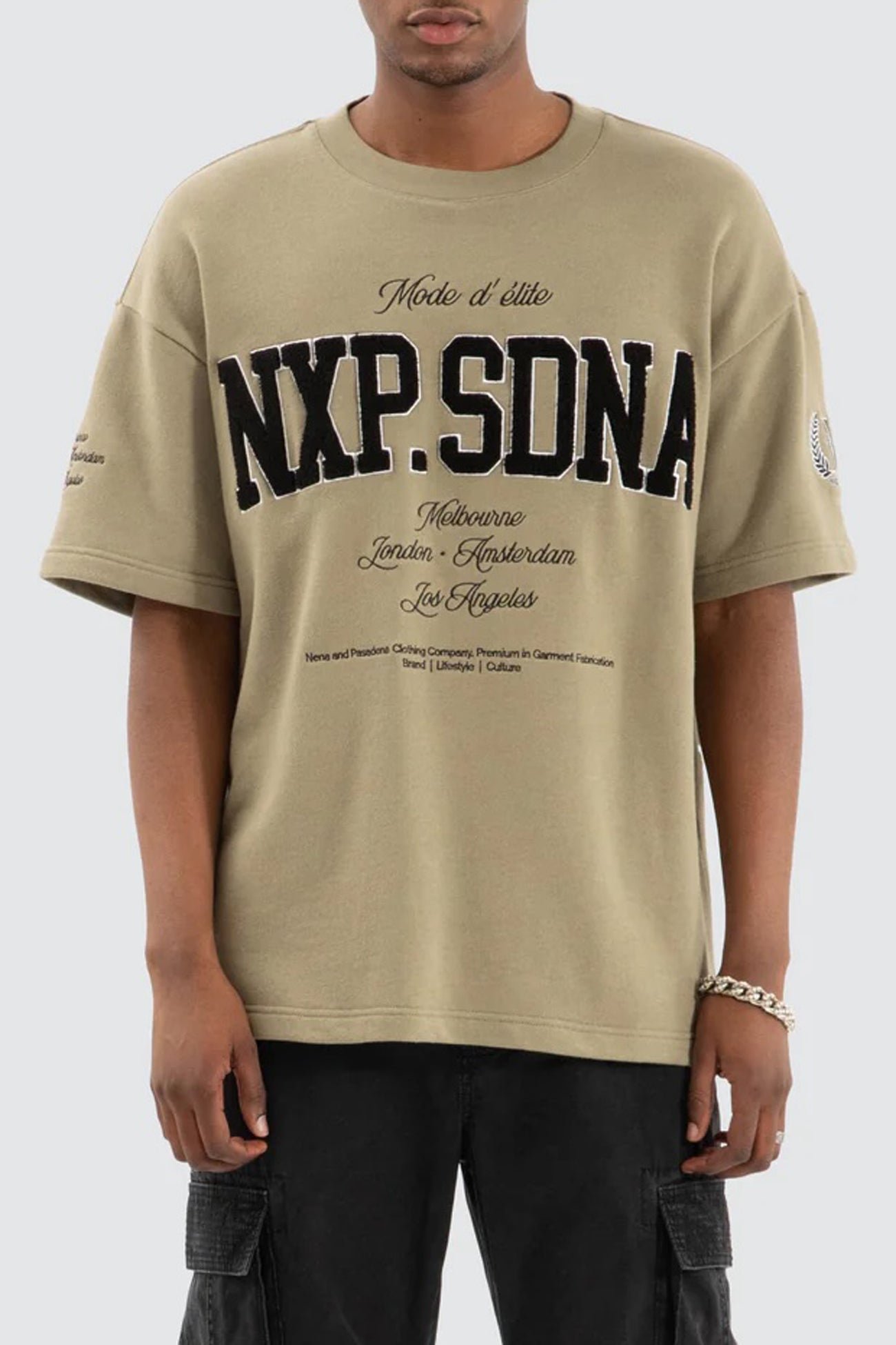 Captain Loopback Raptor Tee Khaki