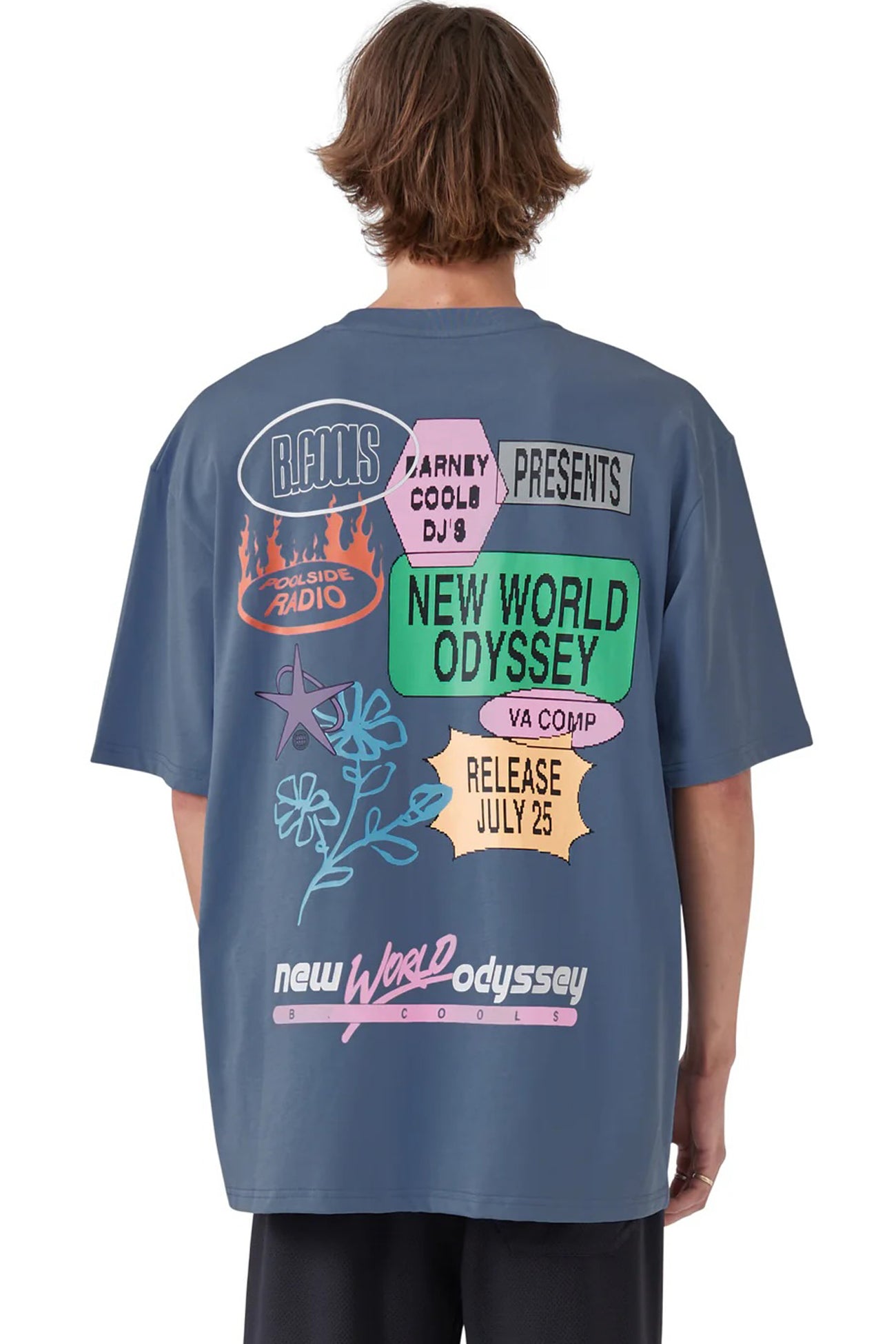 NWO Tee Washed Blue