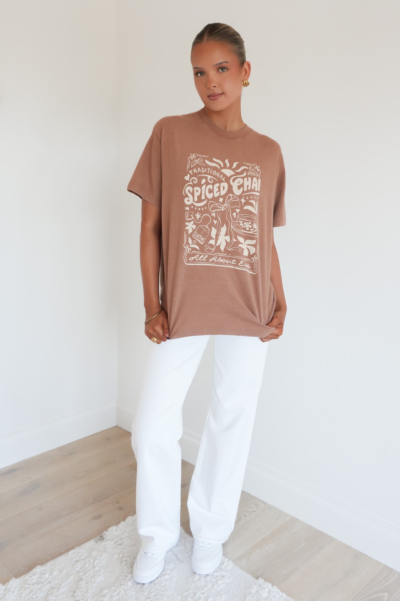 Nahla Relaxed Tee Cinnamon