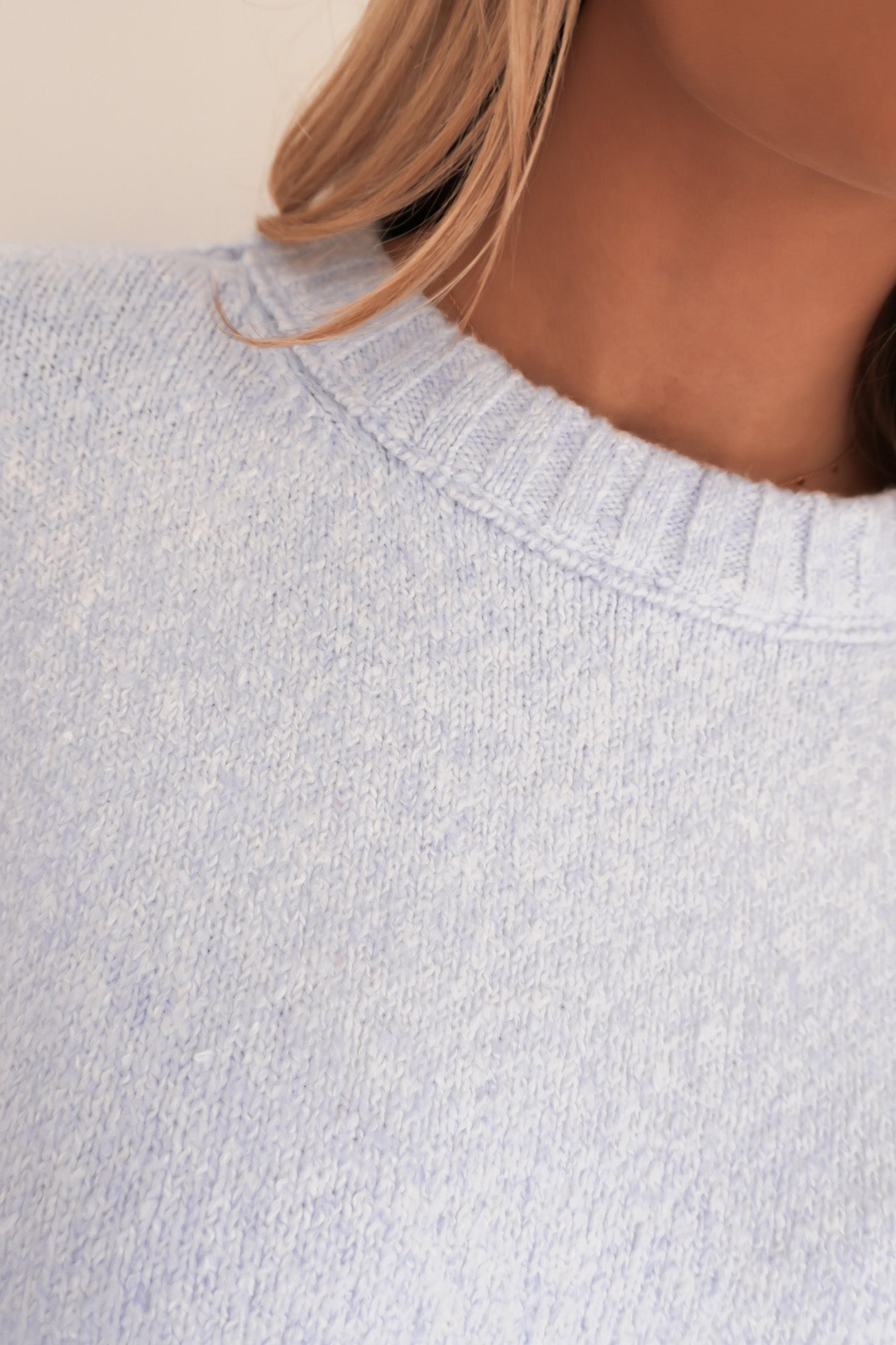 Natalee Knit Jumper Sky Blue