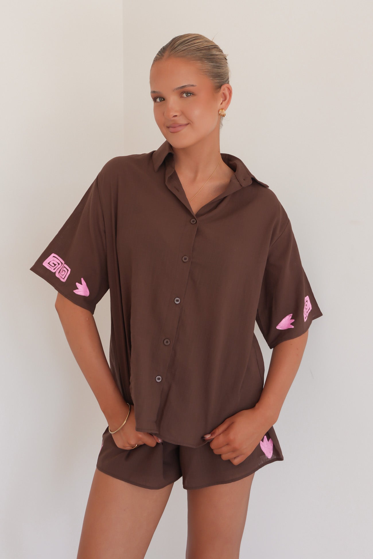 Natalia Set Chocolate Pink