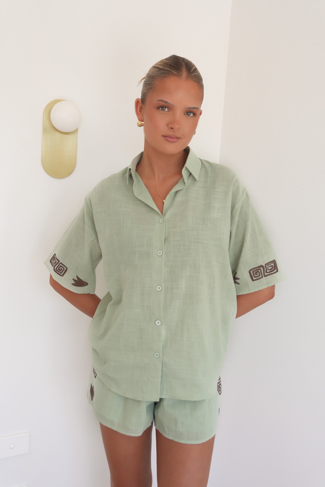 Natalia Set Sage Brown