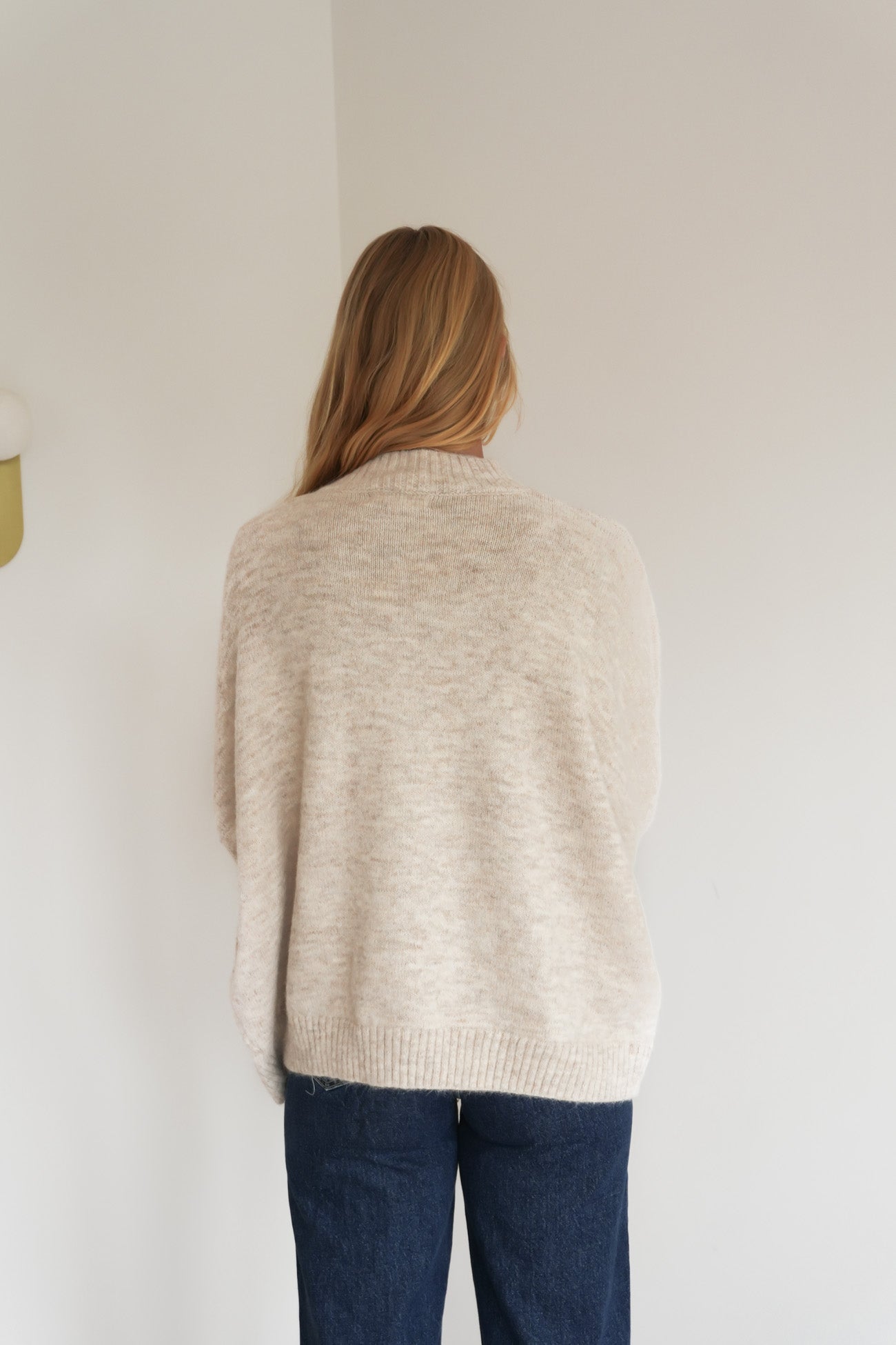 Ned Knit Jumper Oatmeal