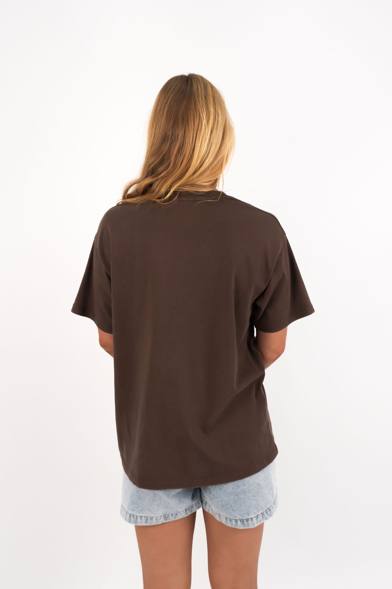 Nico Relaxed Tee Brown