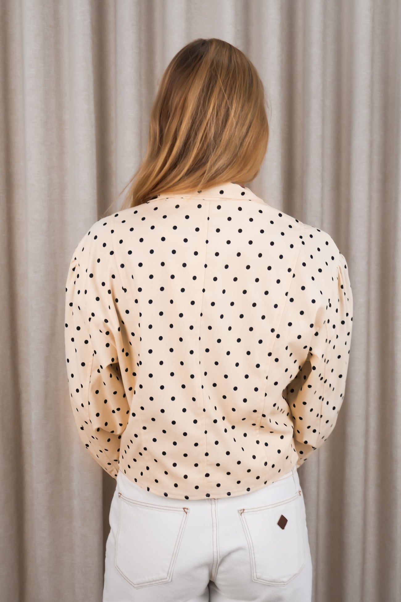 Nika Jacket Cream Polka Dot