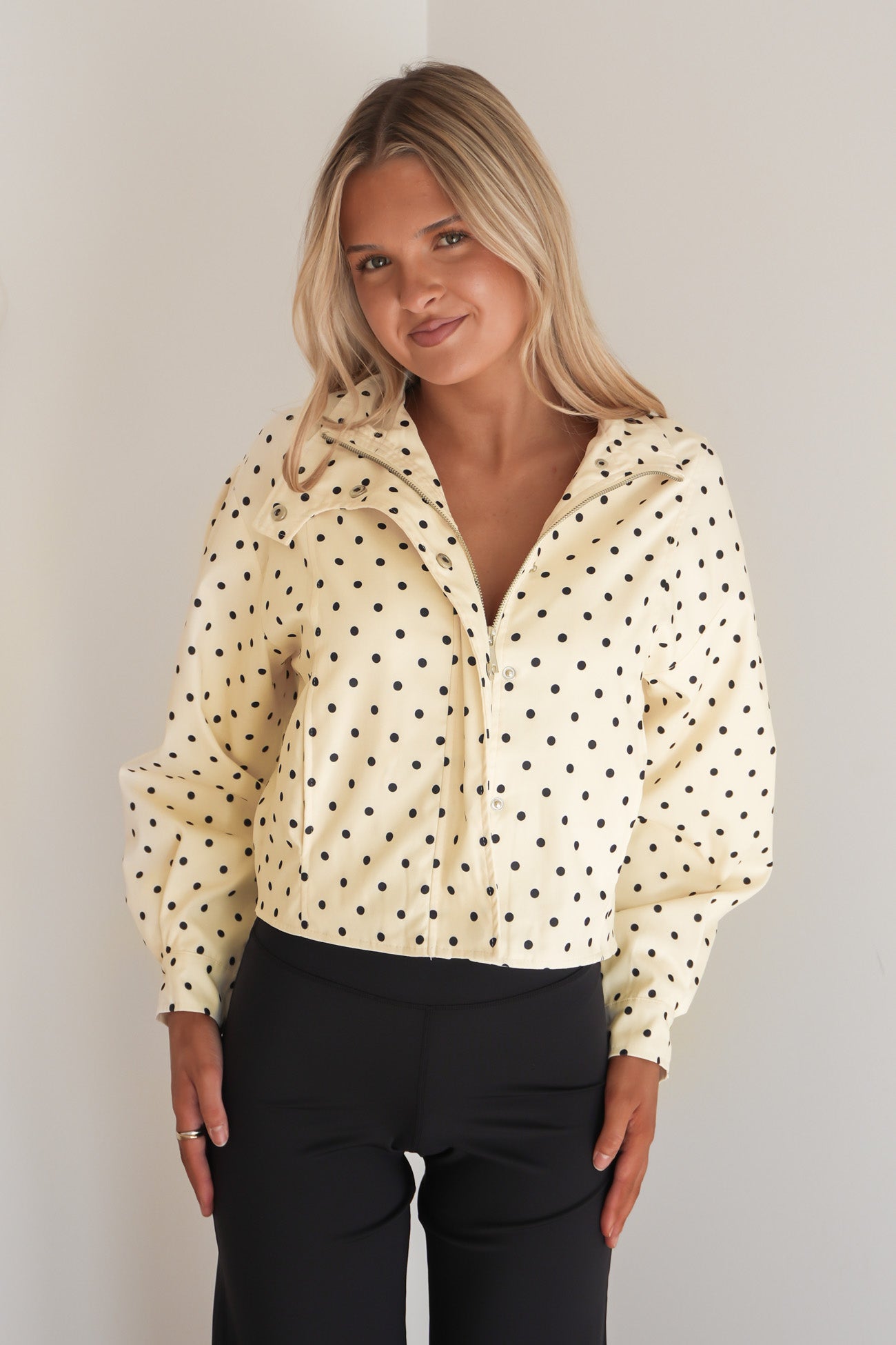 Nika Jacket Cream Polka Dot