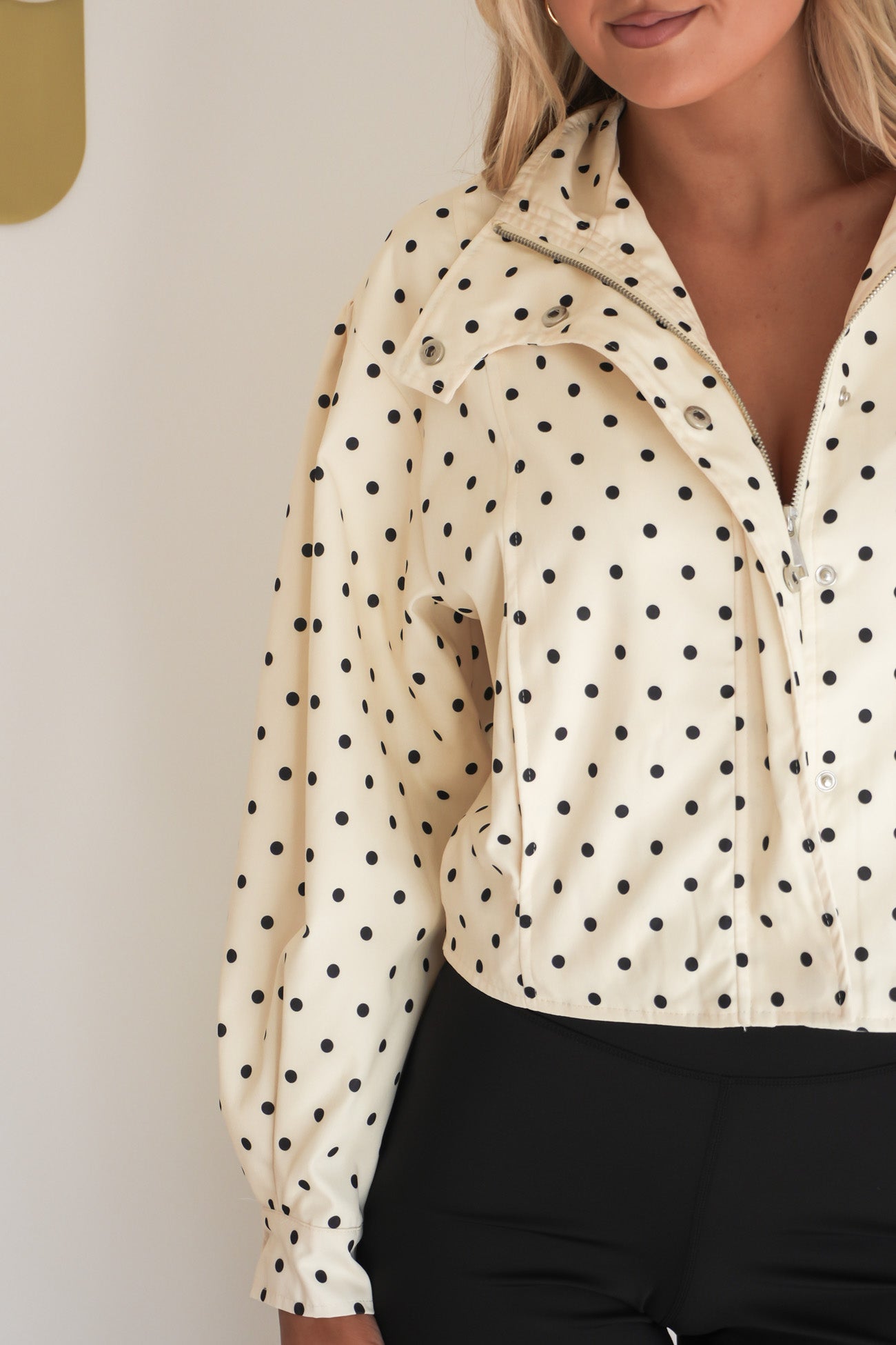 Nika Jacket Cream Polka Dot