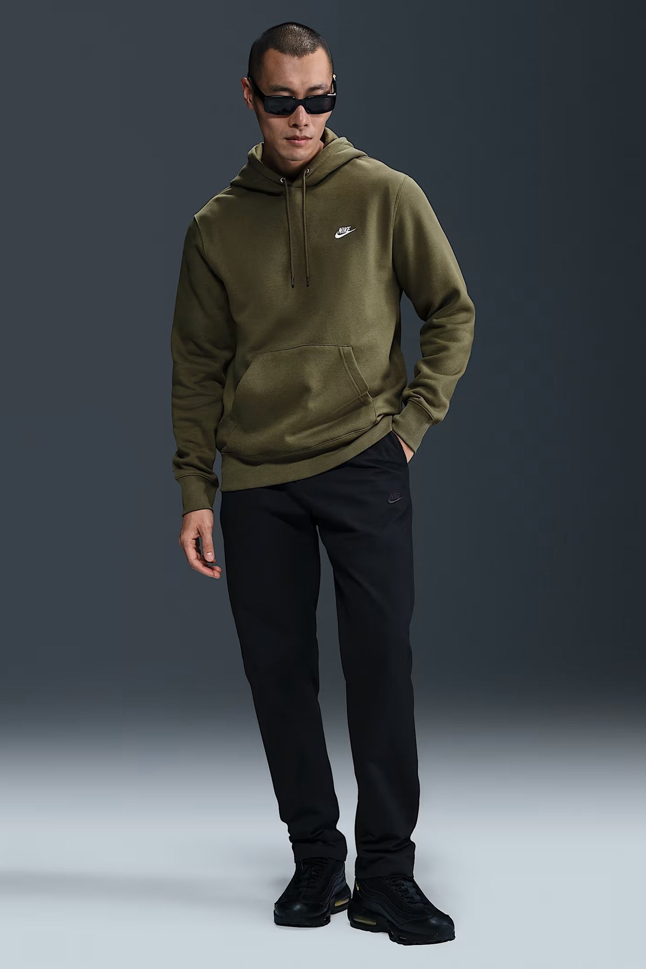 Nike-Club-BB-Pullover-Fleece-Hoodie-Medium-Olive-White-fjpg