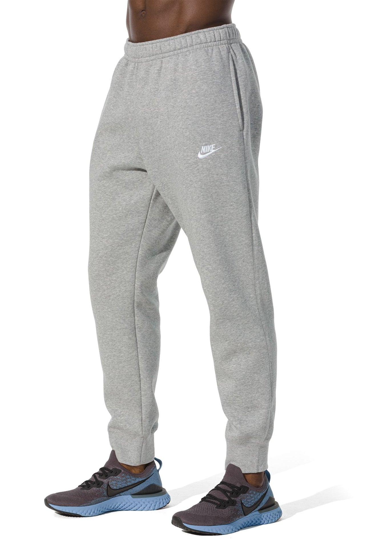 Nike Sportswear Club Fleece Joggers Grey And Black Nike Pants Nike
