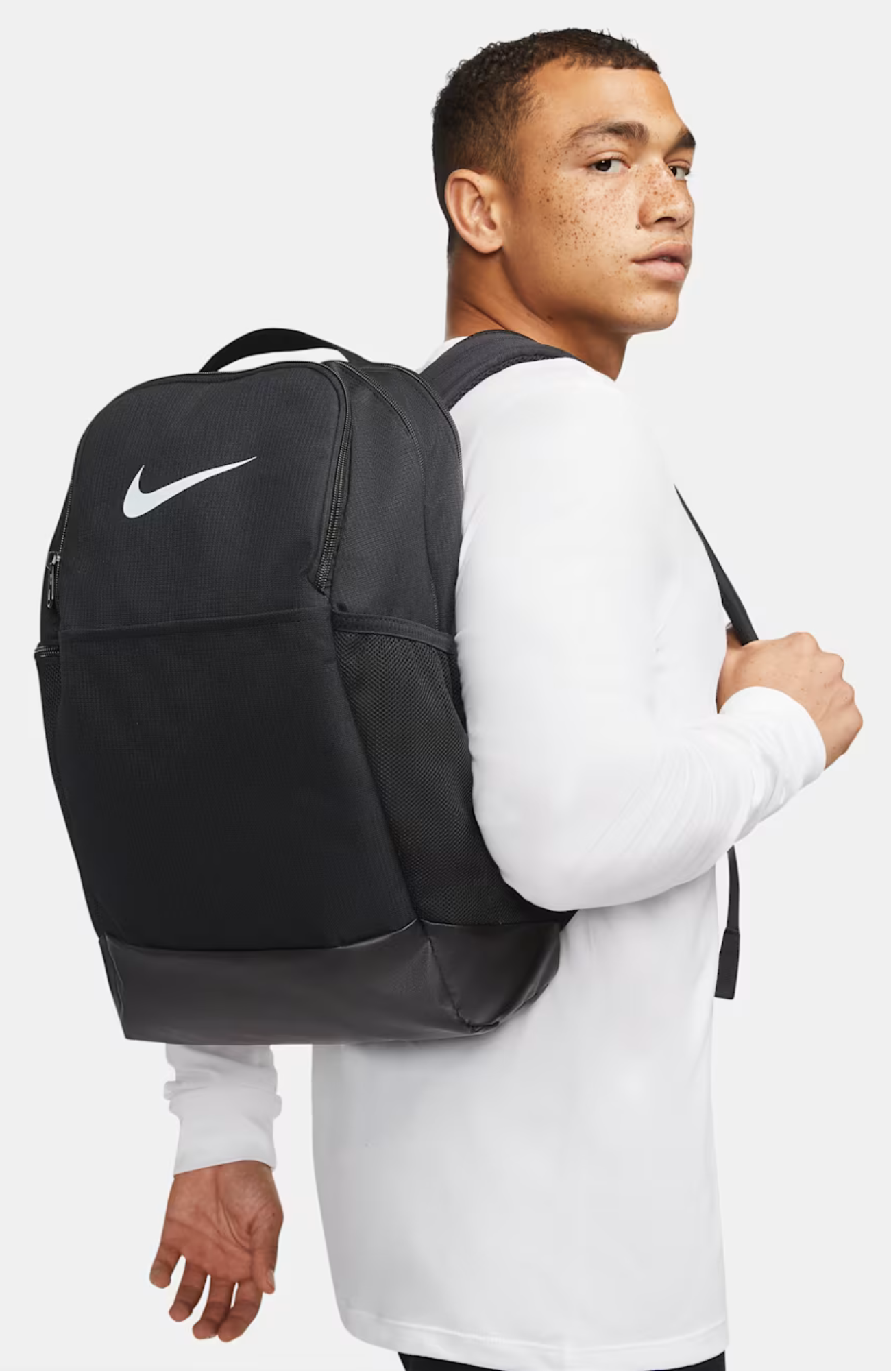 Nike Brasilia 9.5 Backpack Black White