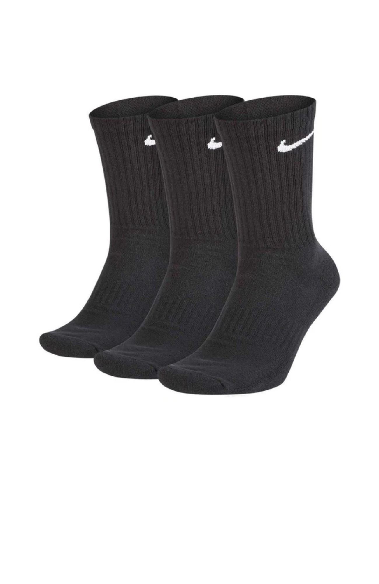 nike 3 pack everyday cushioned crew socks