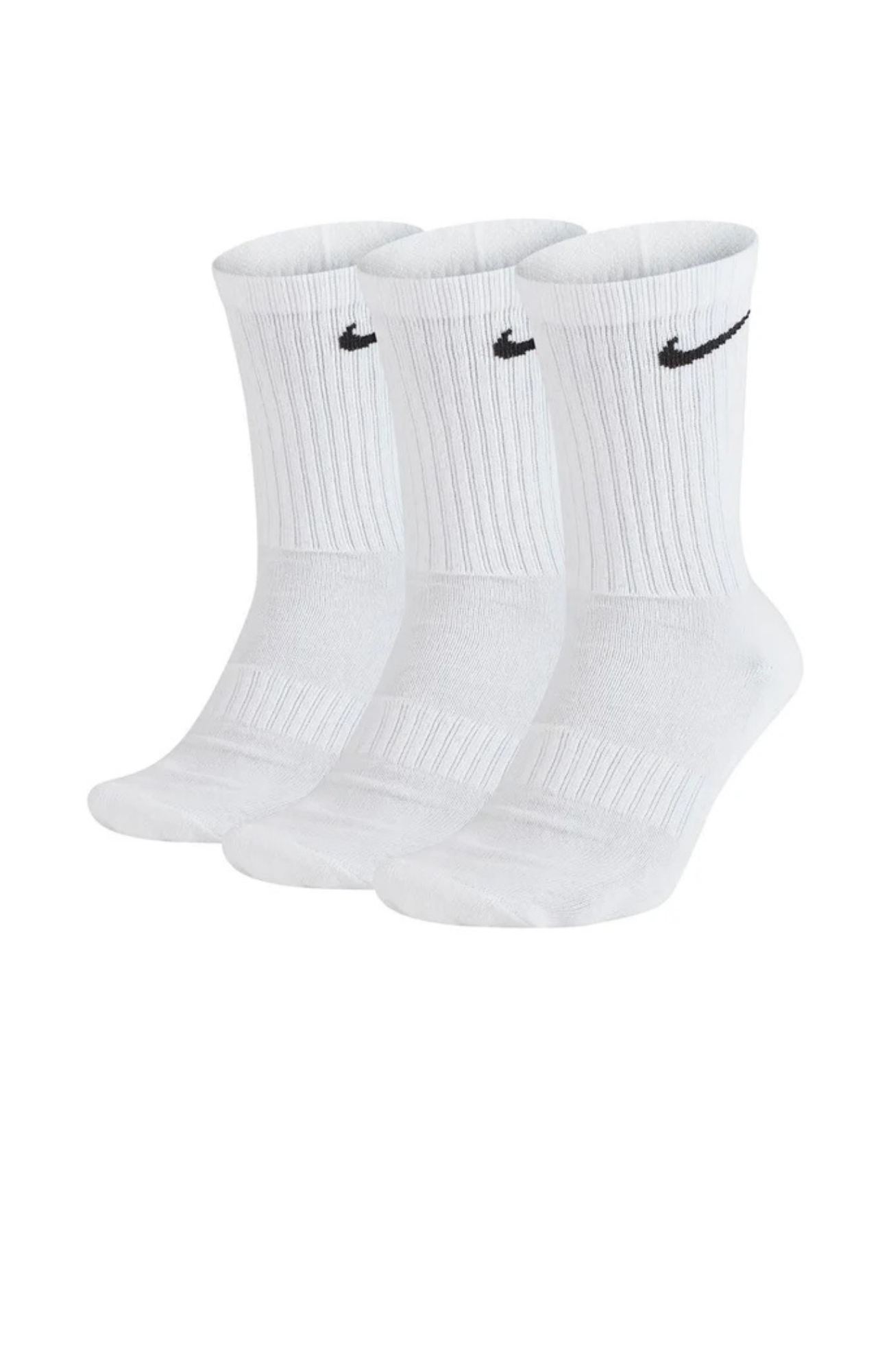 Nike Everyday Cushioned Crew Sock 3 Pairs White