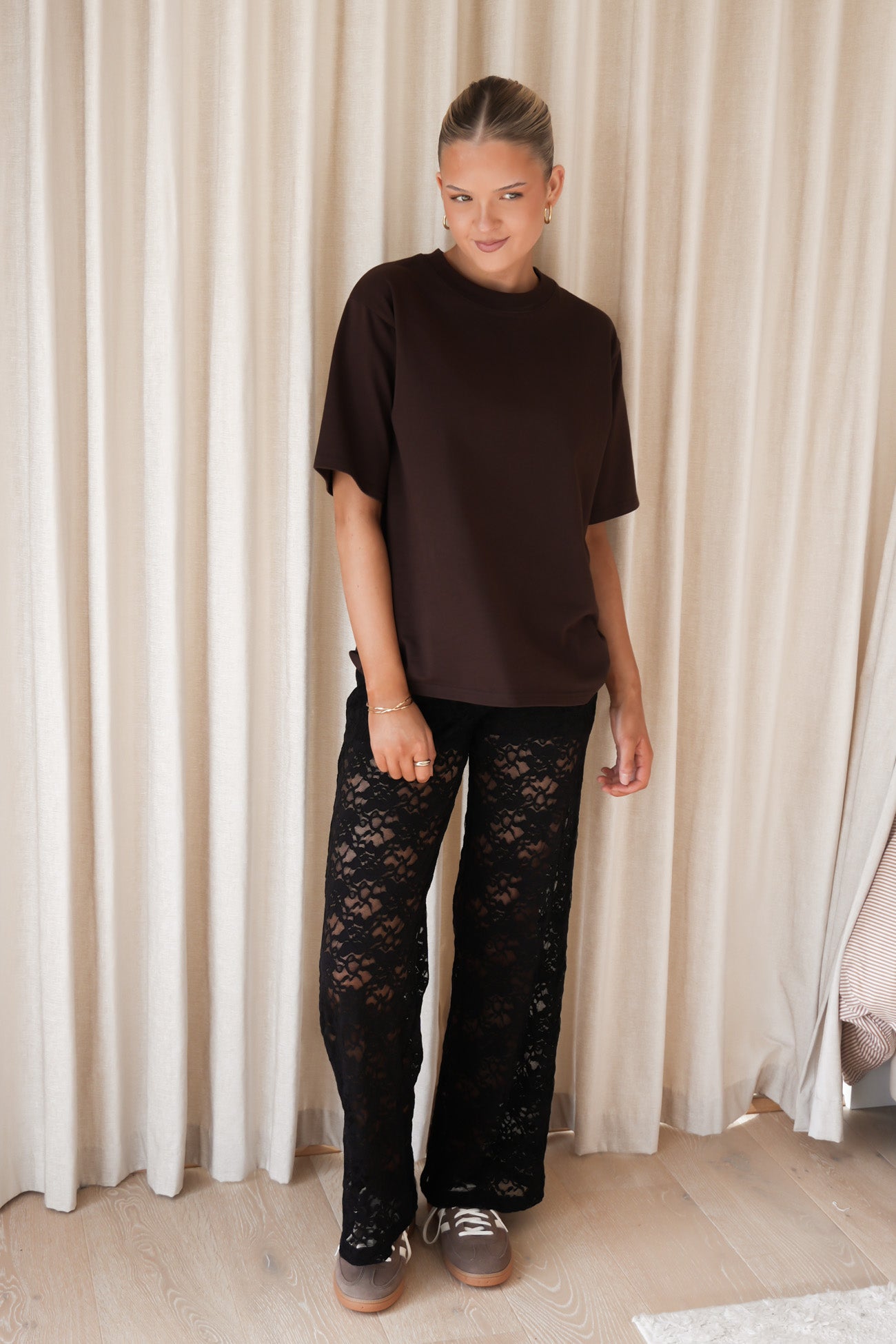 Noah Oversized Tee Chocolate