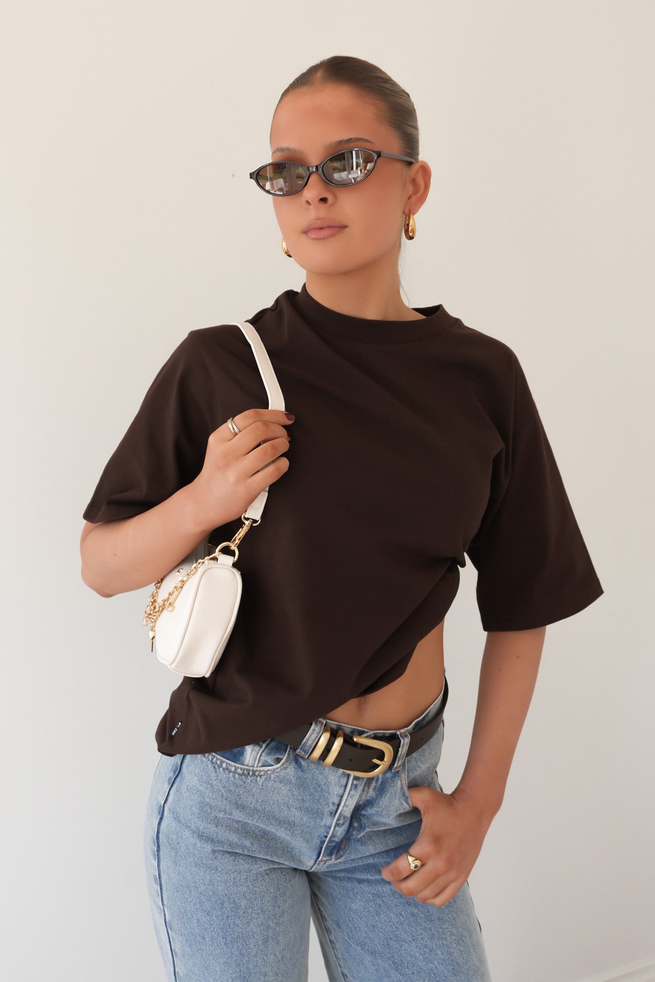 Noah Oversized Tee Chocolate