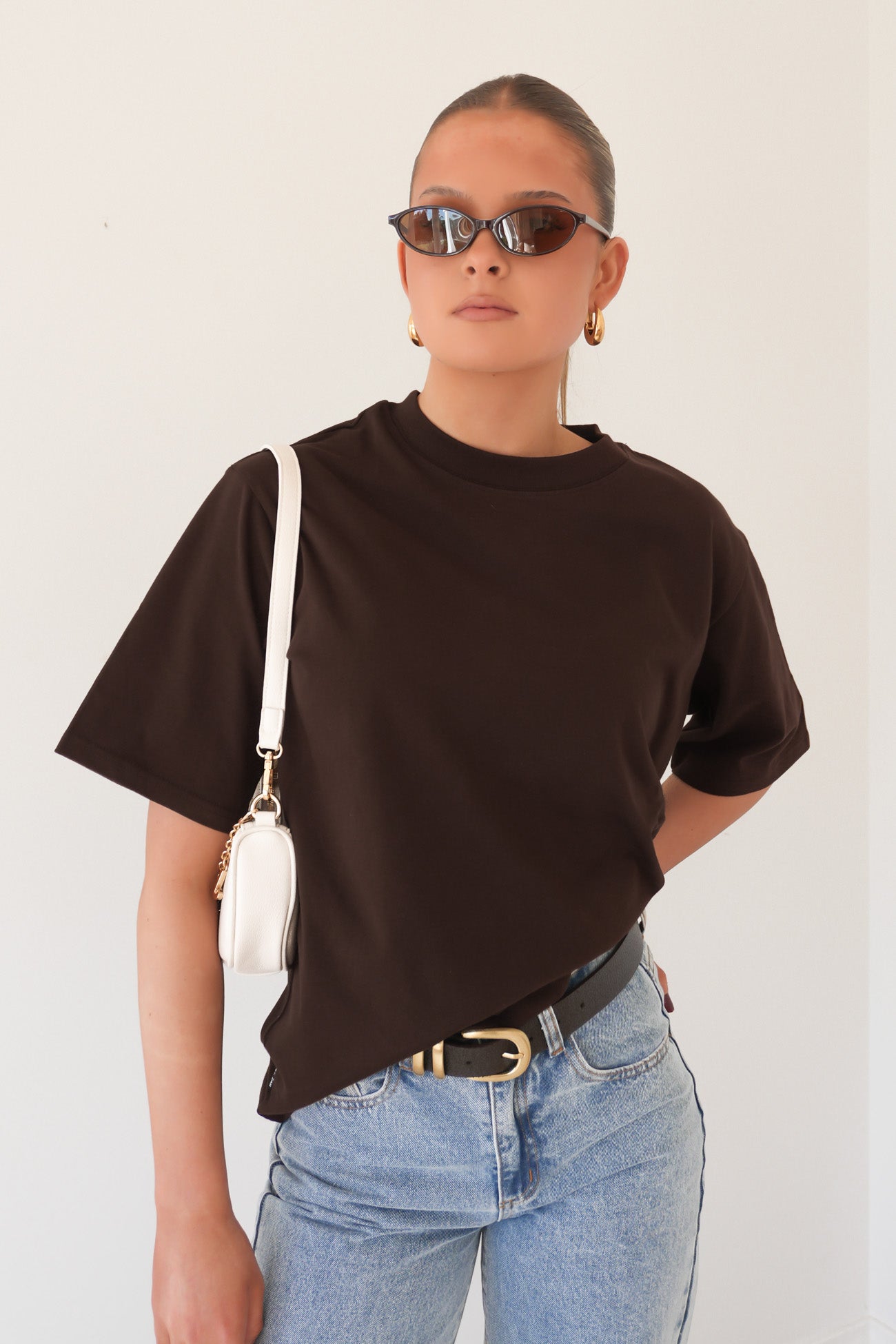 Noah Oversized Tee Chocolate