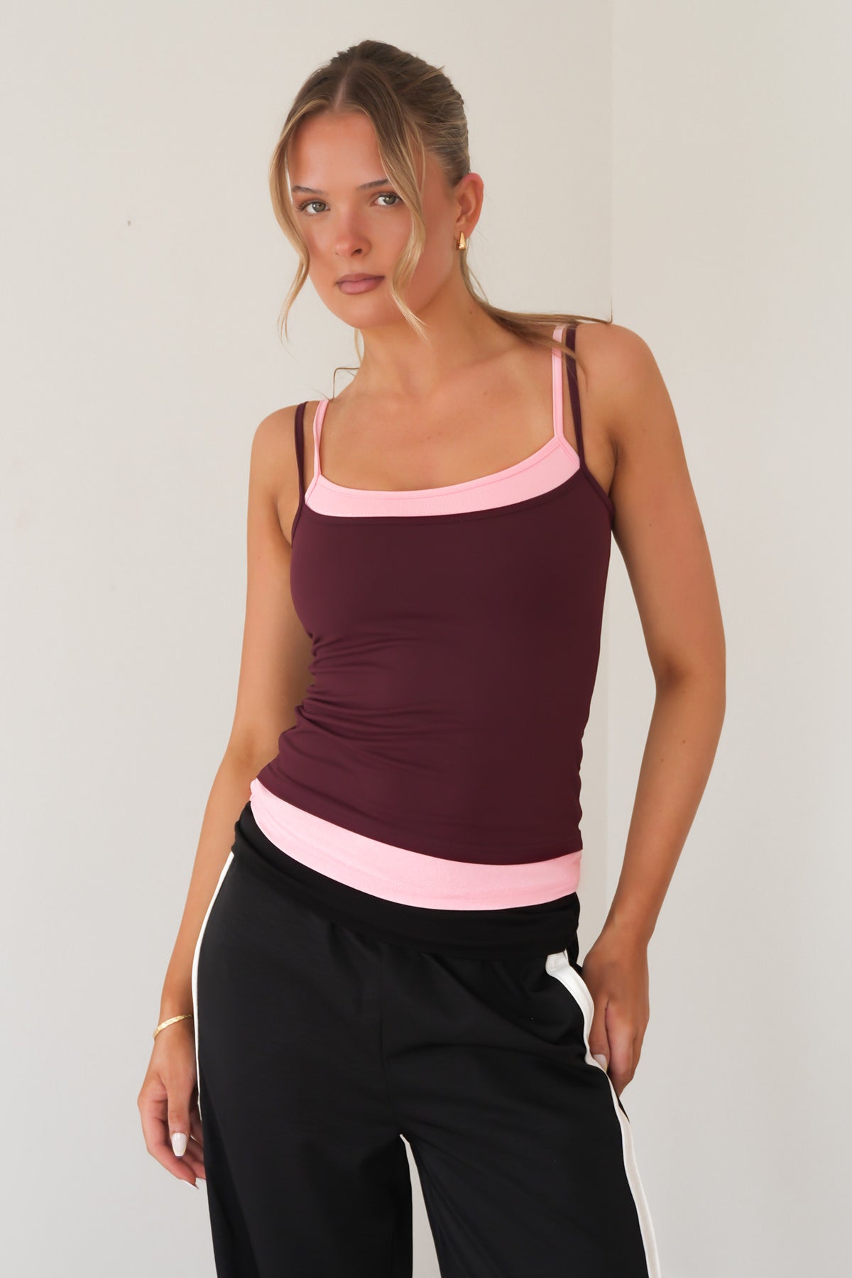 Nyla-Contrast-Tank-Cherry-Pink4