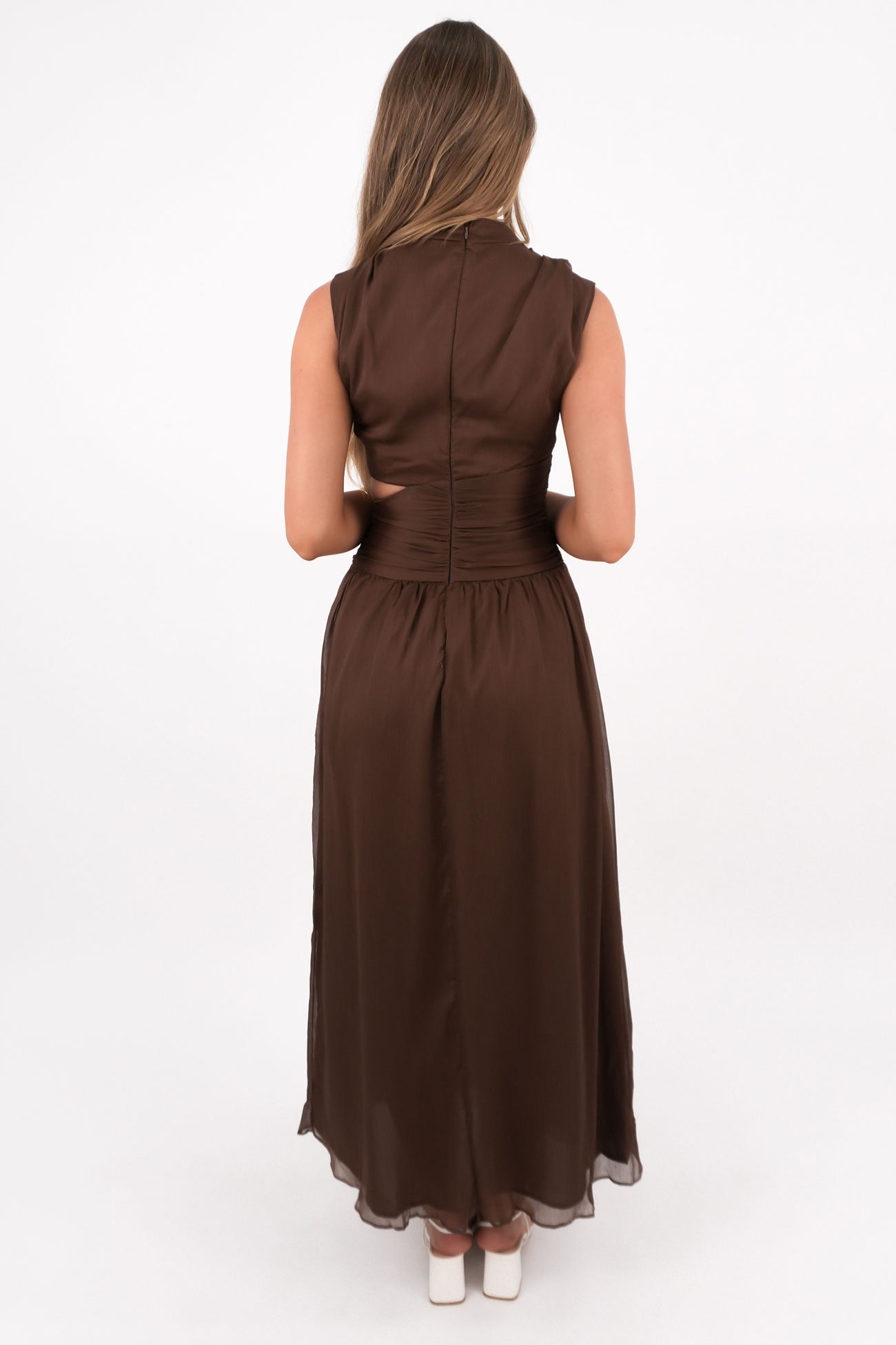 Nyra Maxi Dress Chocolate