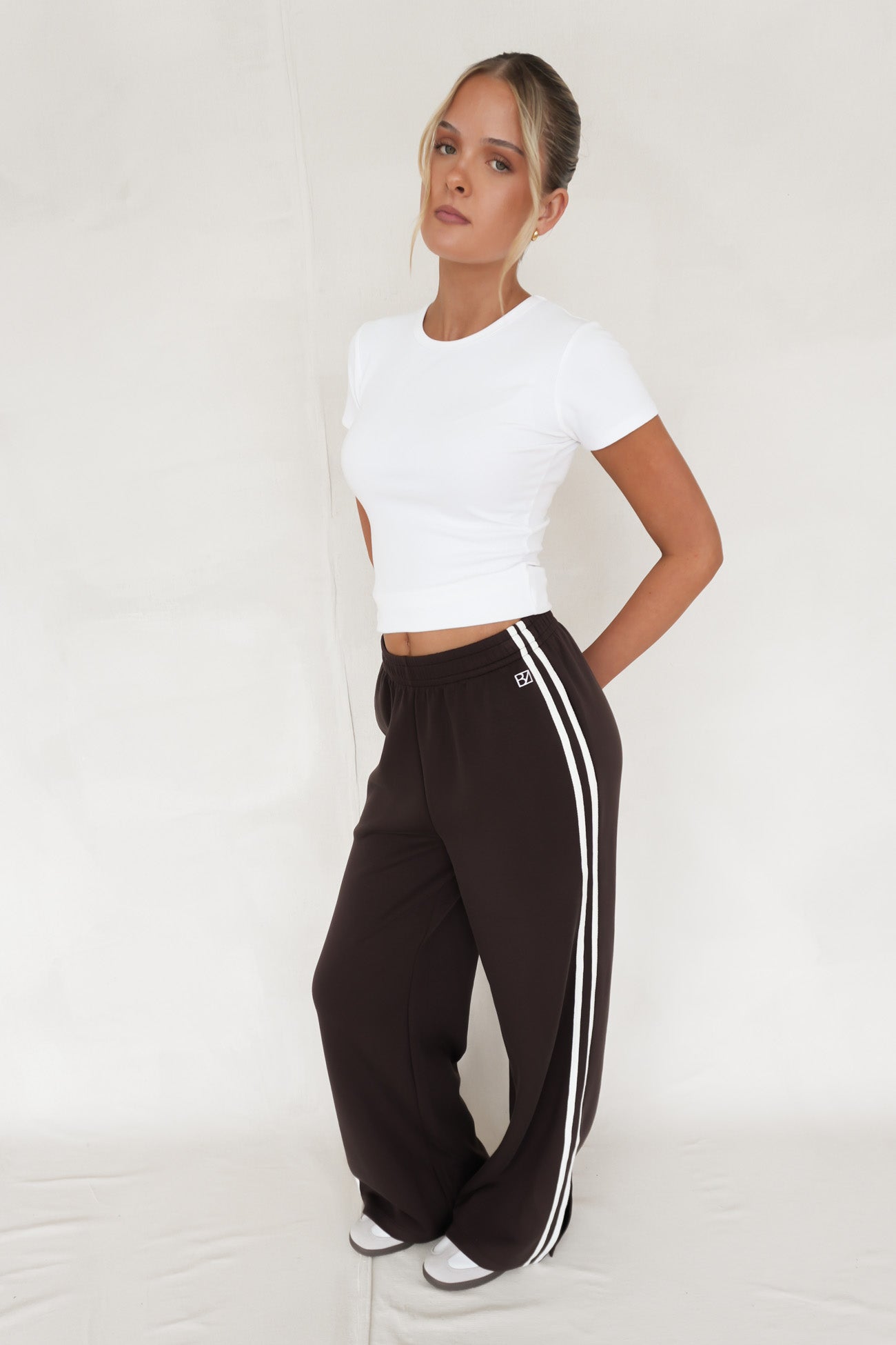 Oakley Stripe Track Pant Chocolate