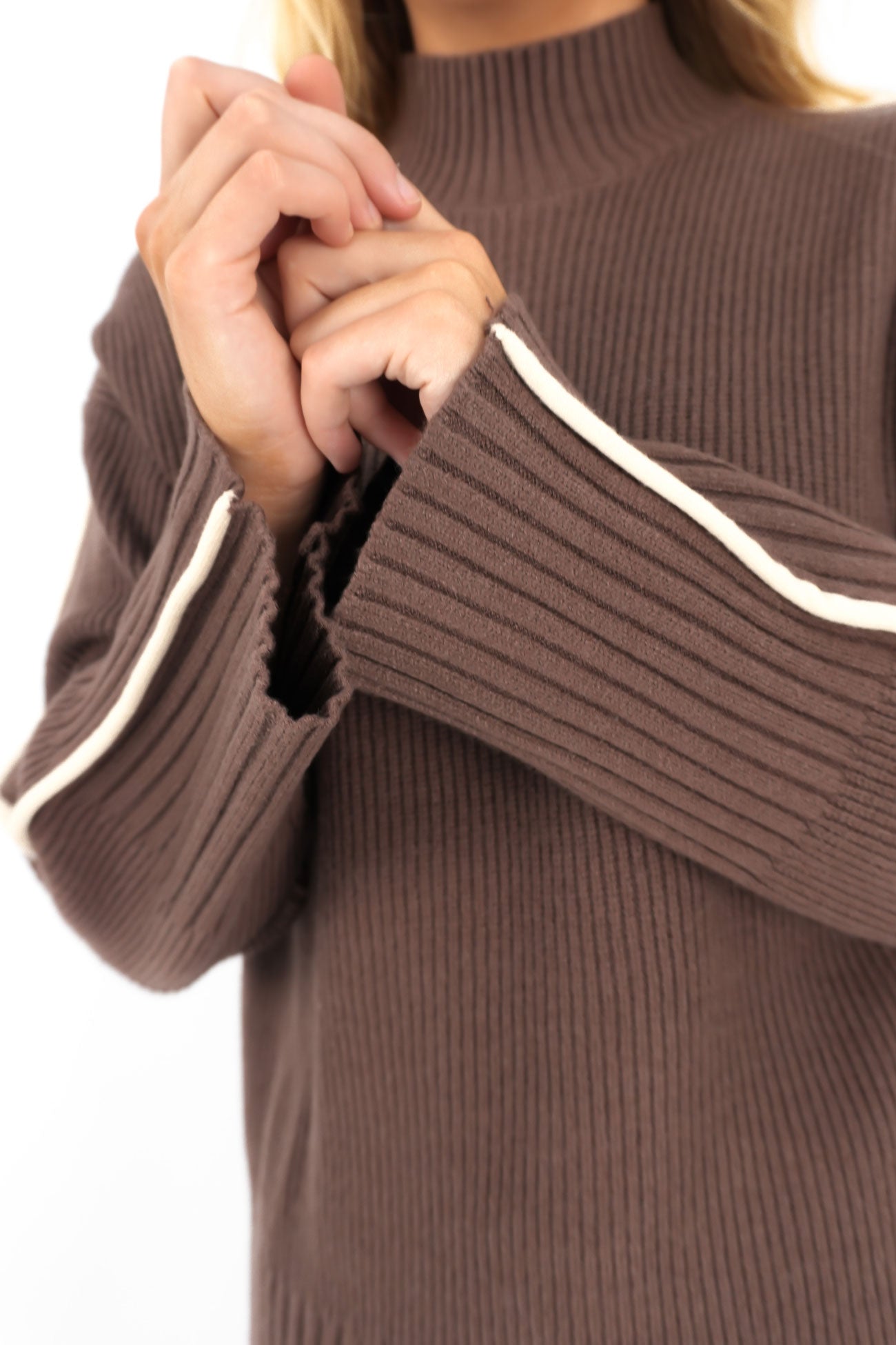 Oliver Knit Coffee Quartz