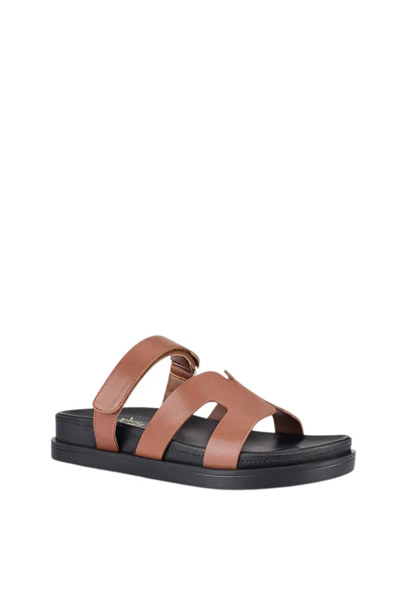 Oswald Footbed Slide Cognac