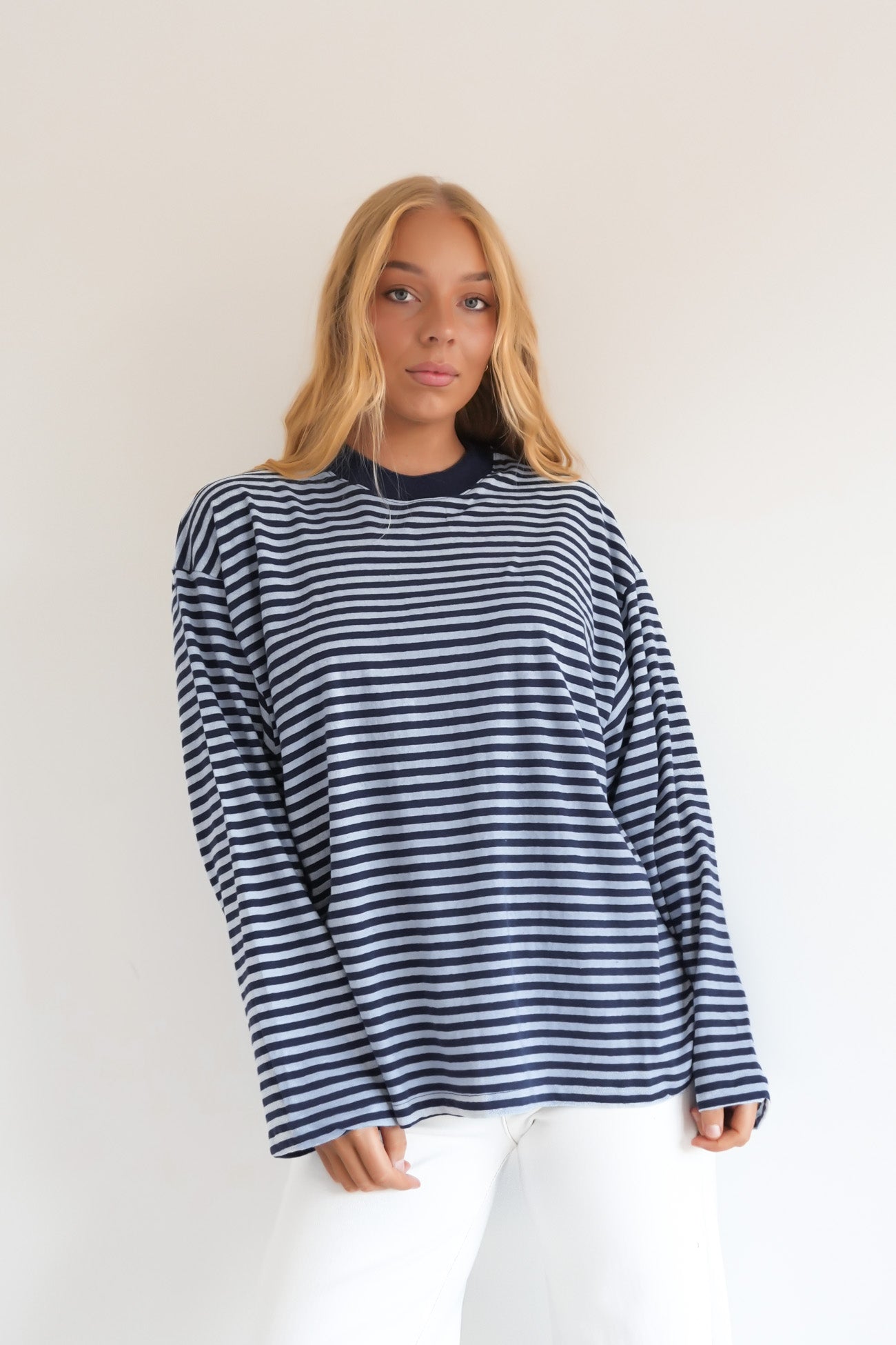 Paloma Long Sleeve Stripe Tee Nautical