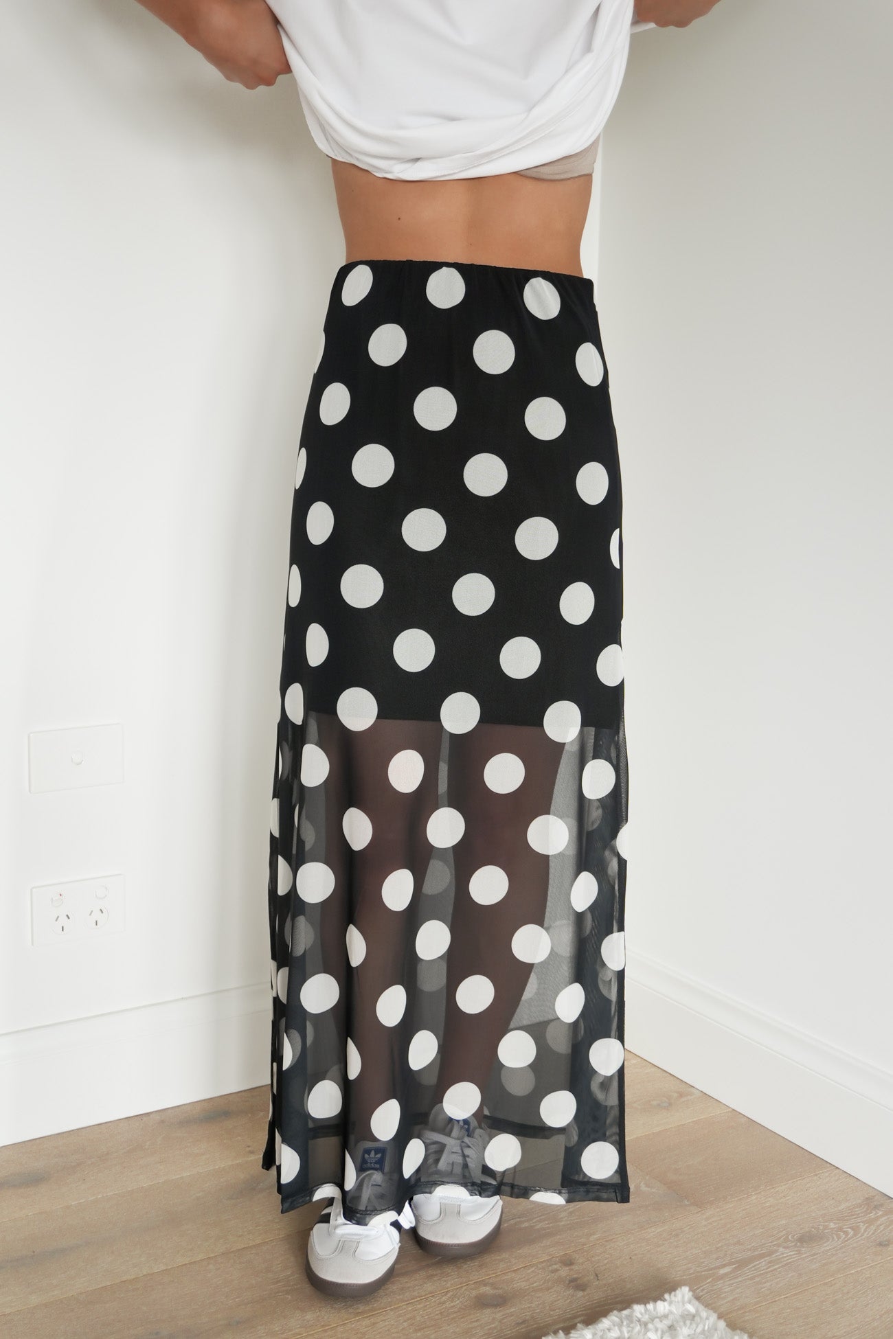 Pammie Mesh Skirt Spot
