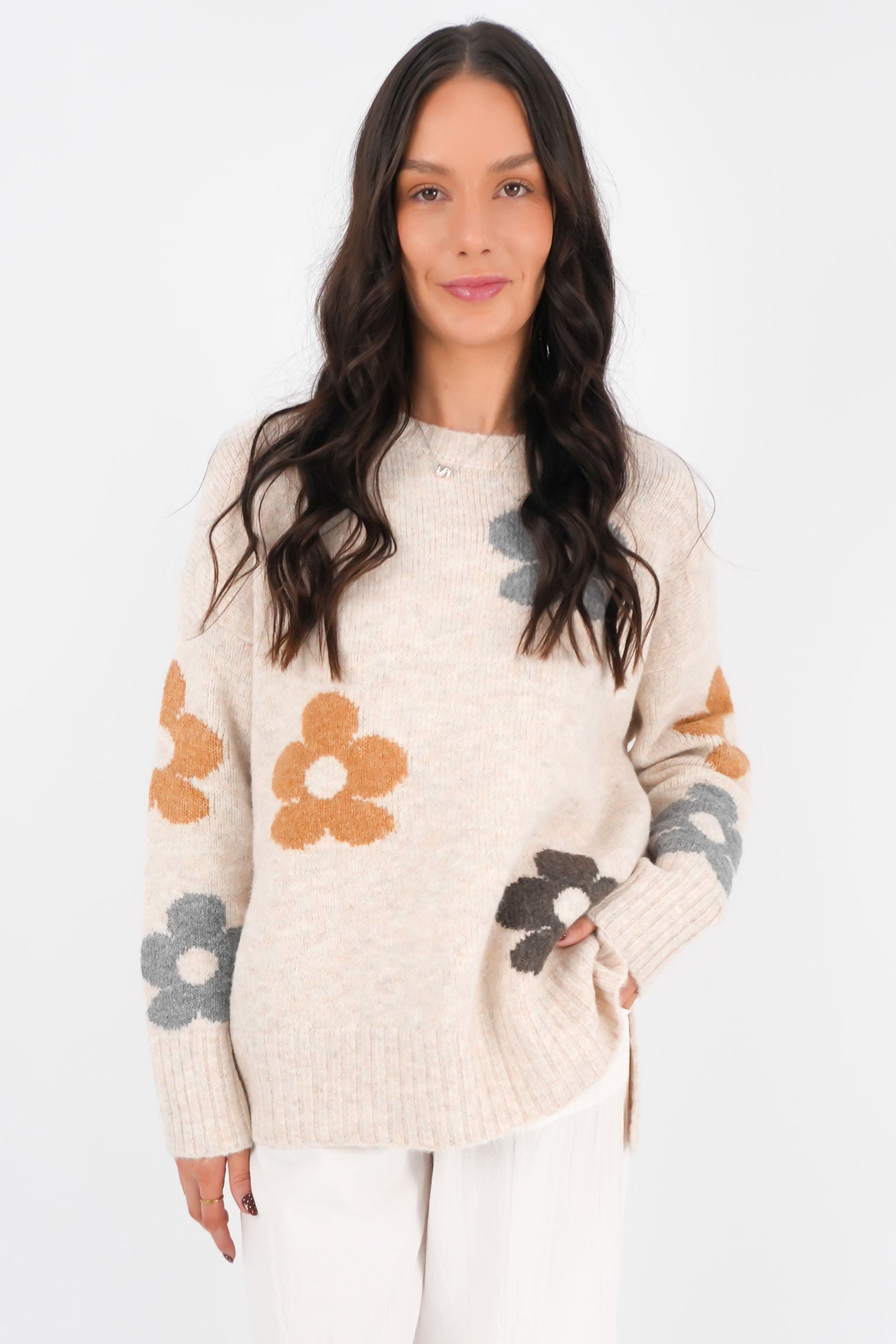 Paris Knit Jumper Latte