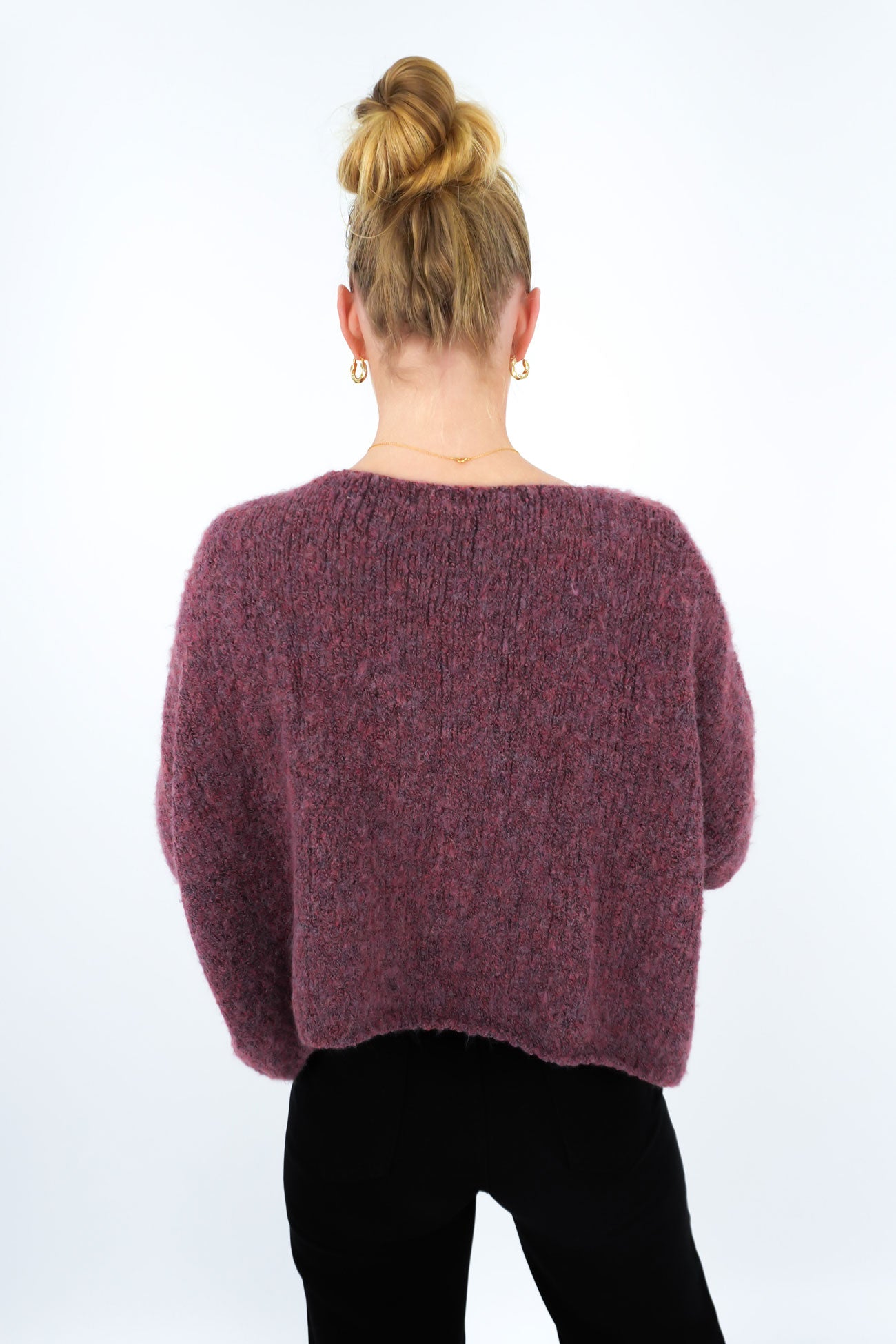 Parson Knit Jumper Wine