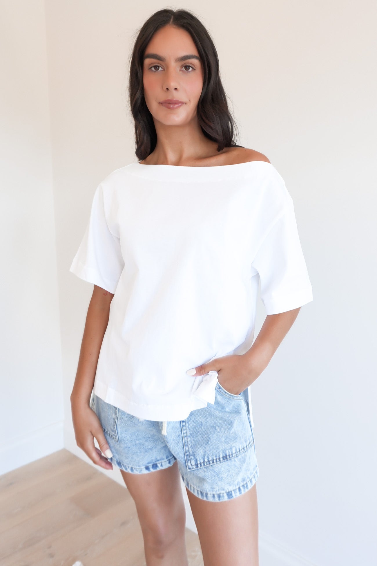 Patrick Denim Short Light Blue