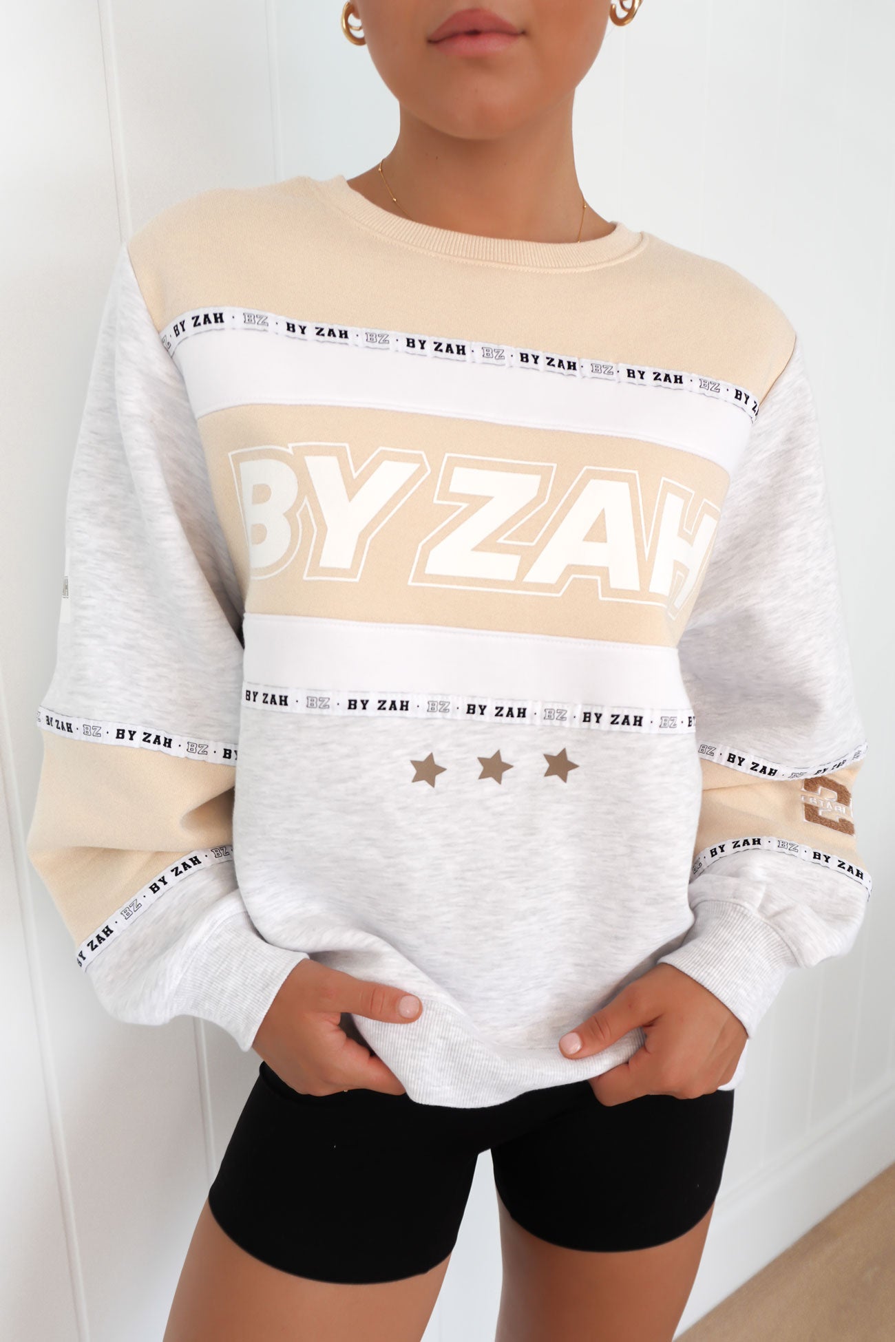 Paxton Panel Crew Beige