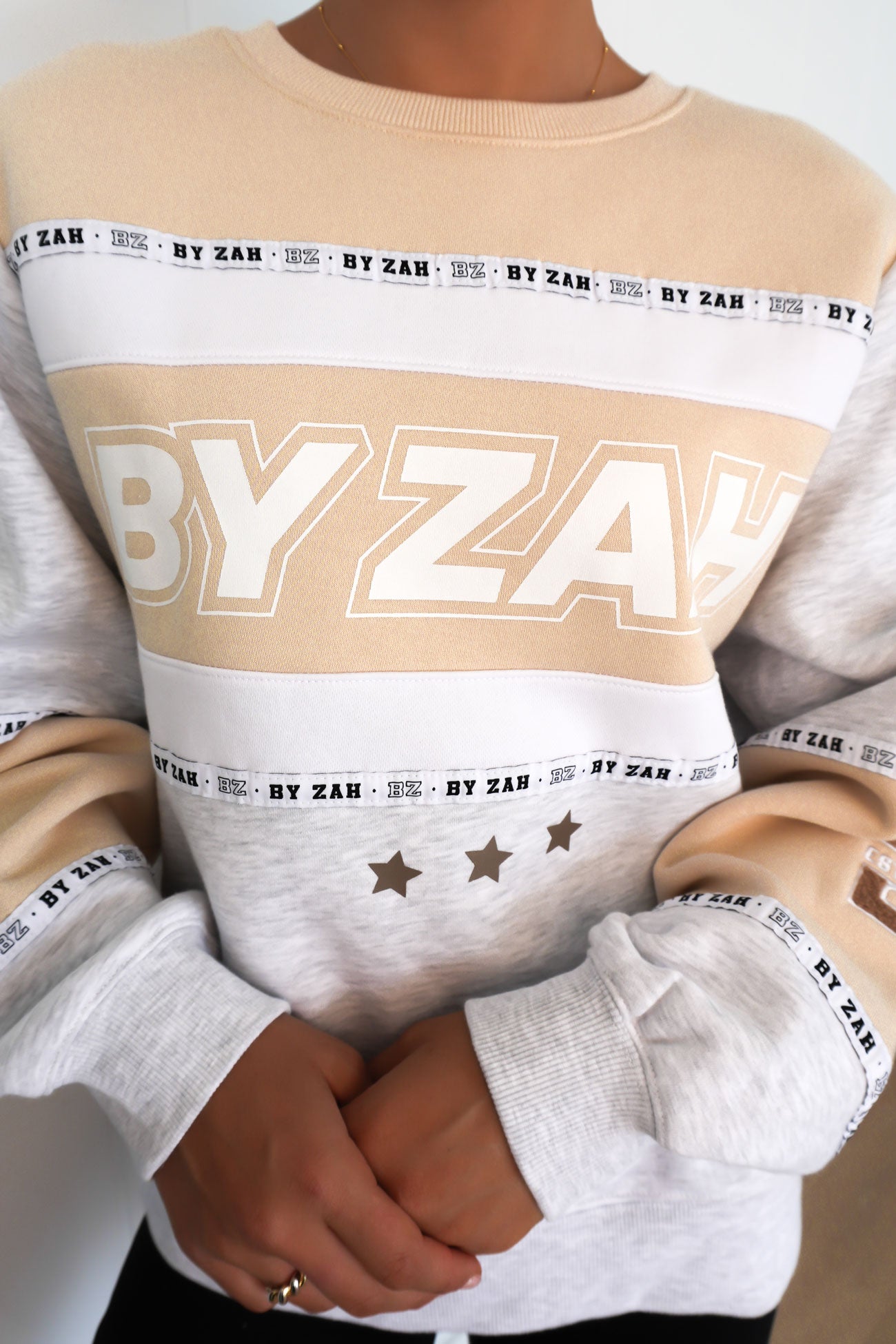 Paxton Panel Crew Beige