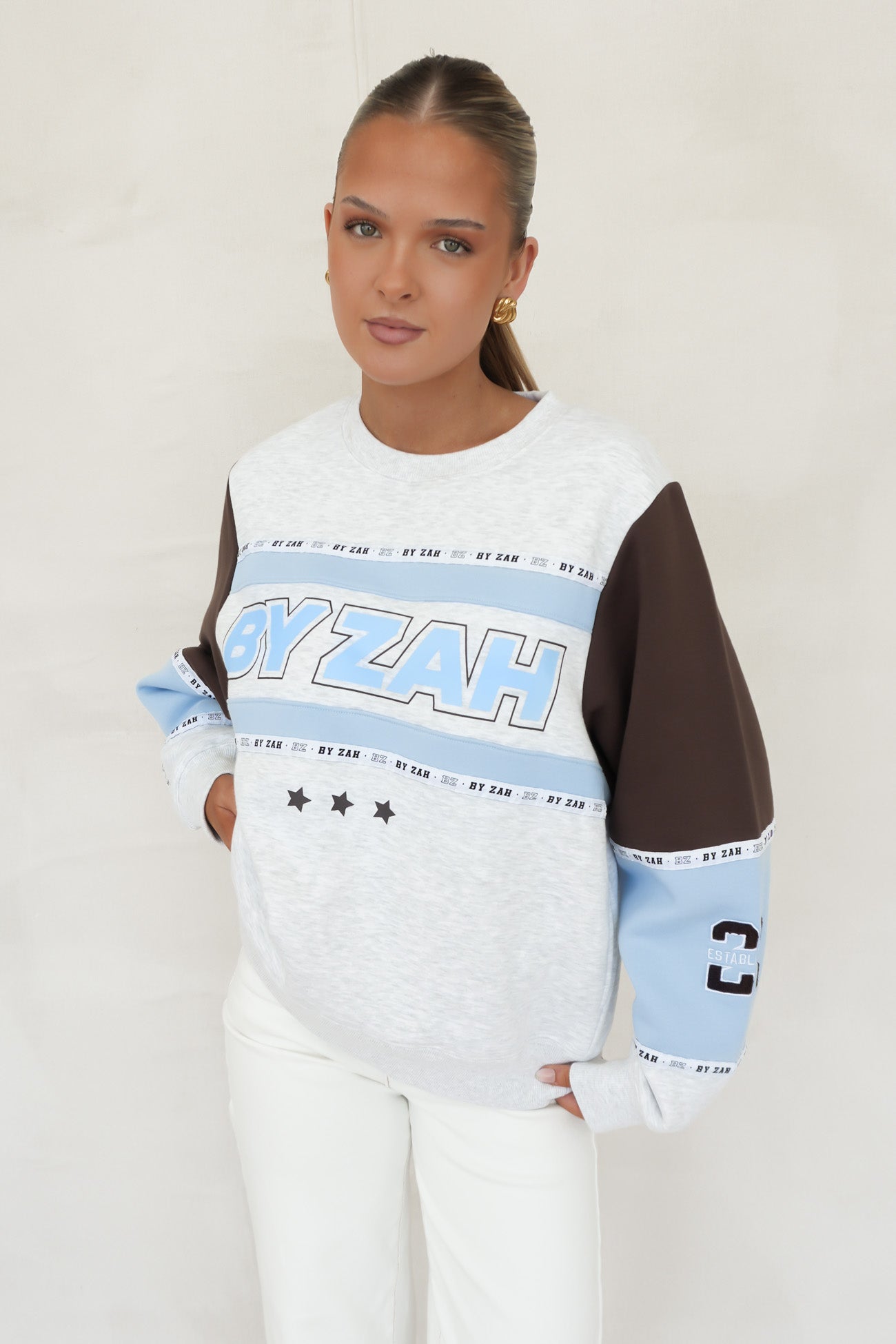 Paxton Panel Crew Blue