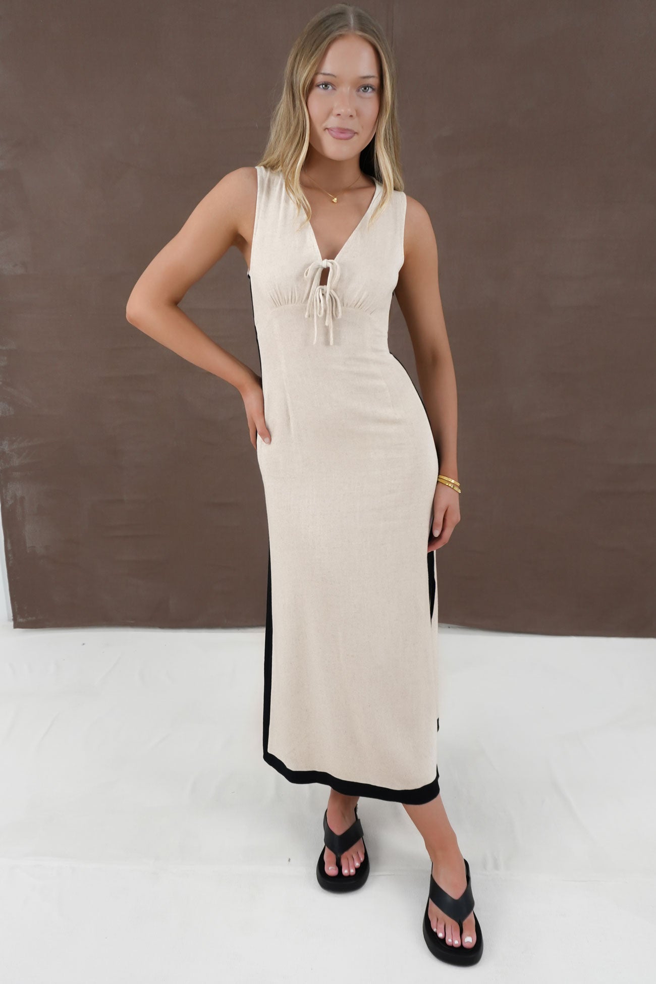 Rafe-Midi-Dress-Oat-f1