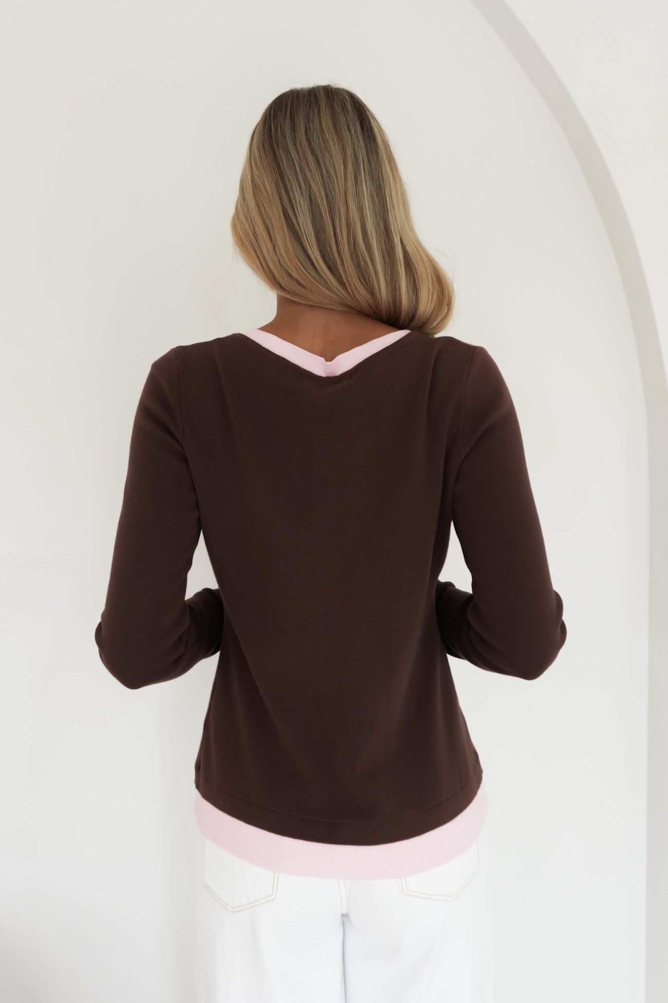Rebekah Long Sleeve Top Chocolate