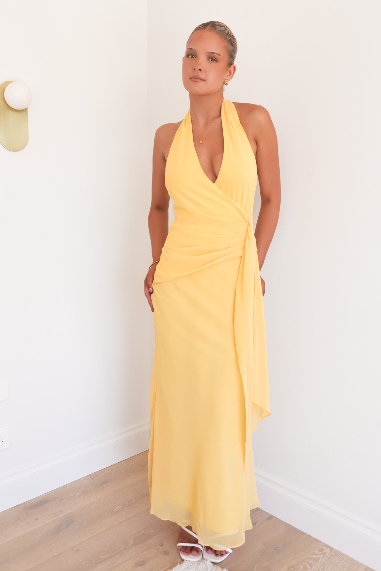 Reed Maxi Dress Yellow