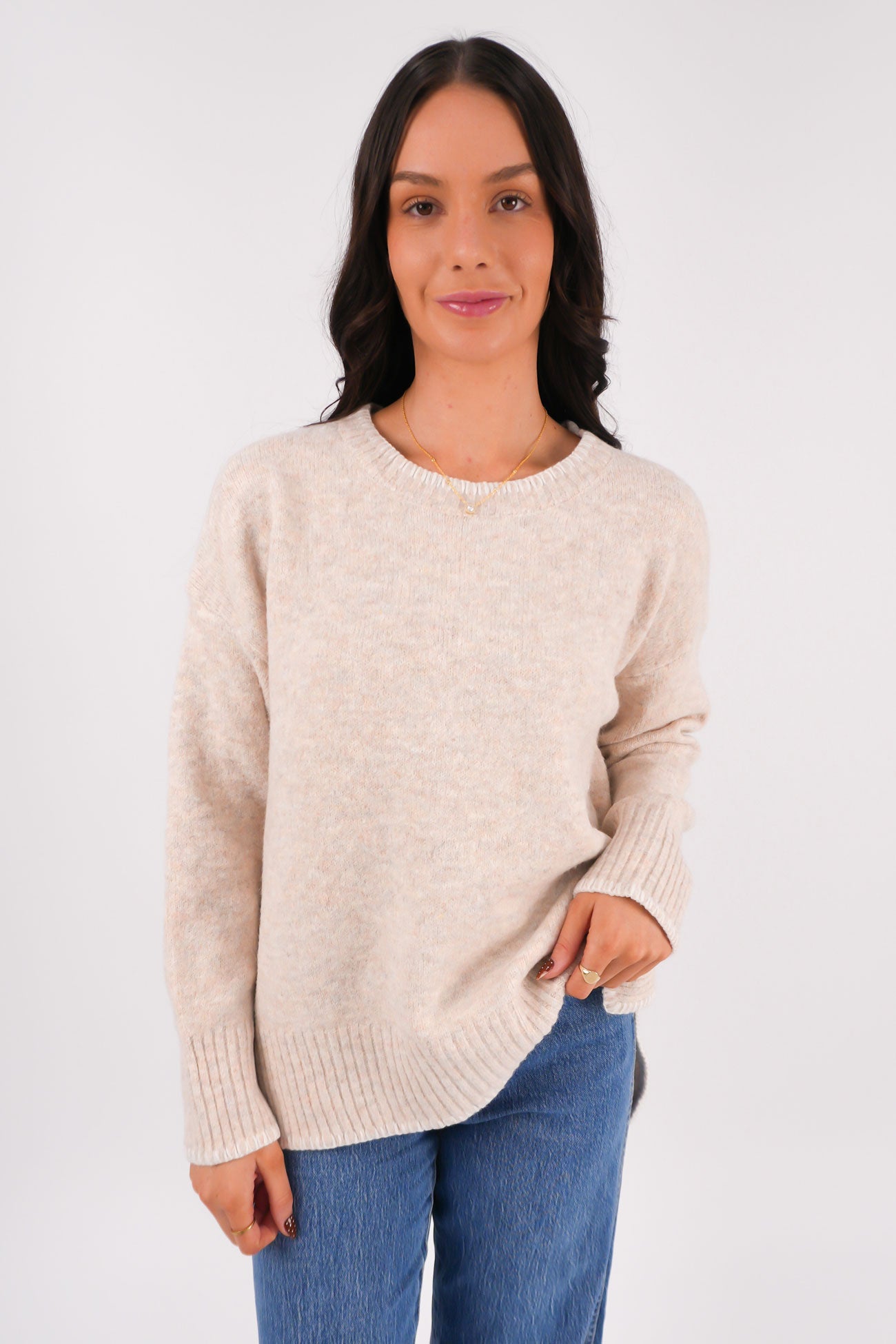 Remi Knit Jumper Latte