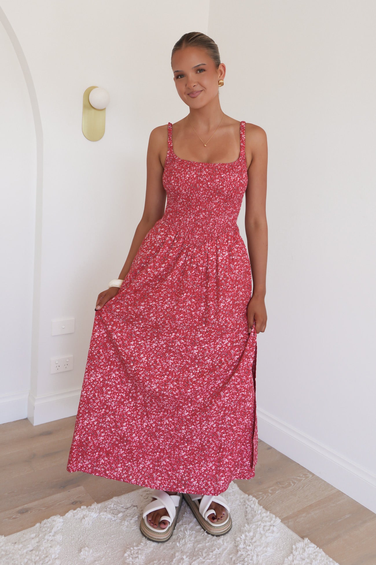 Rhea Maxi Dress Print
