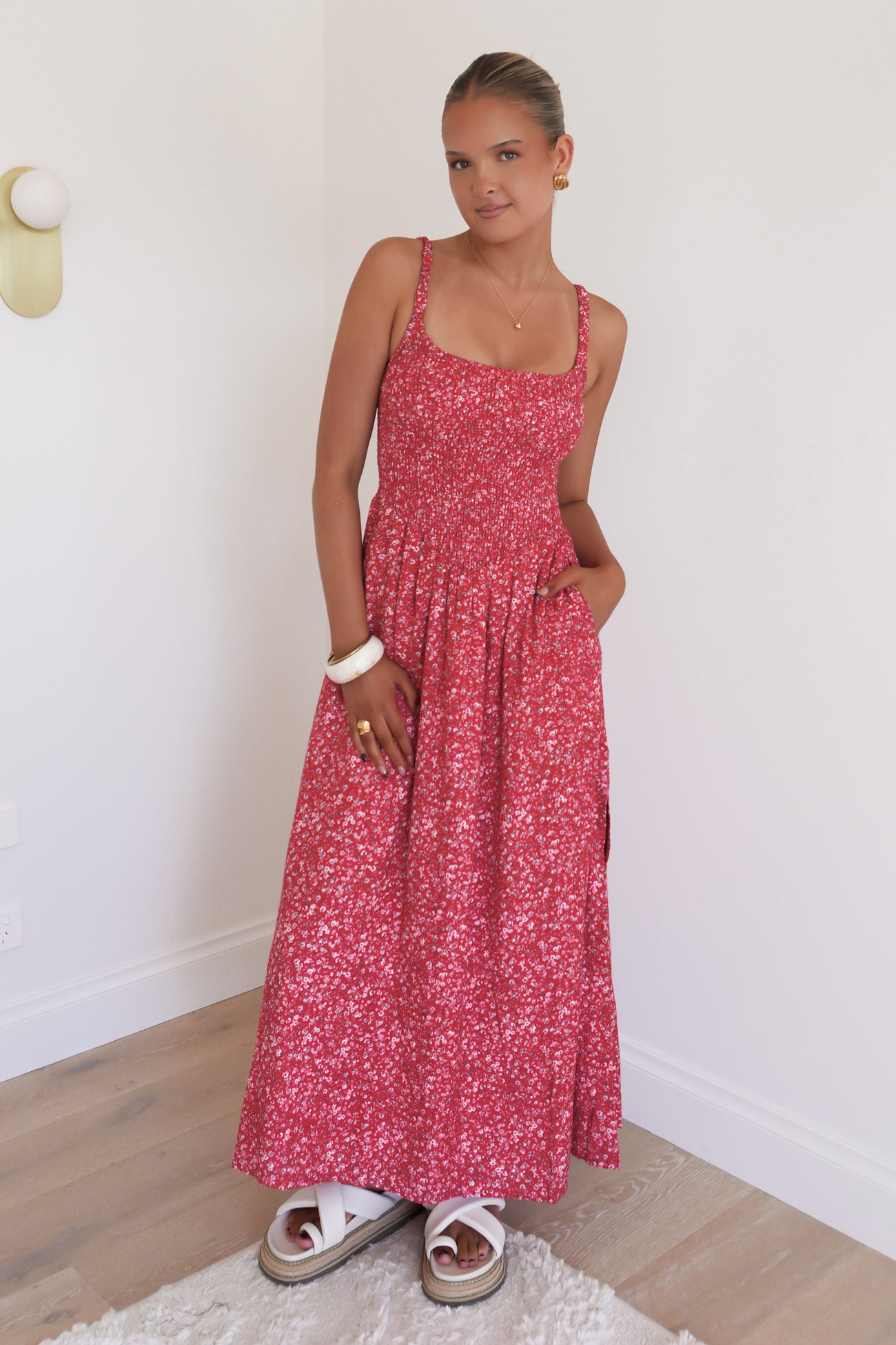 Rhea Maxi Dress Print