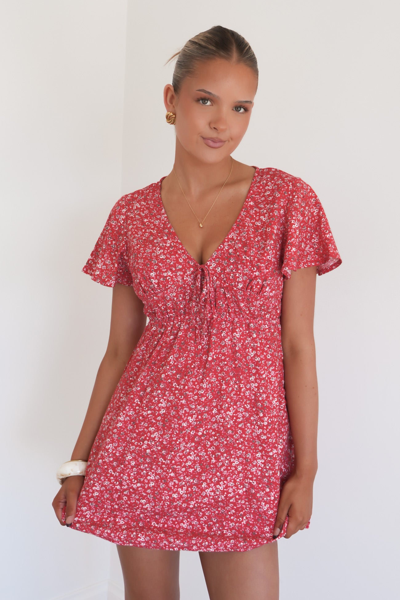 Rhea Mini Dress Print