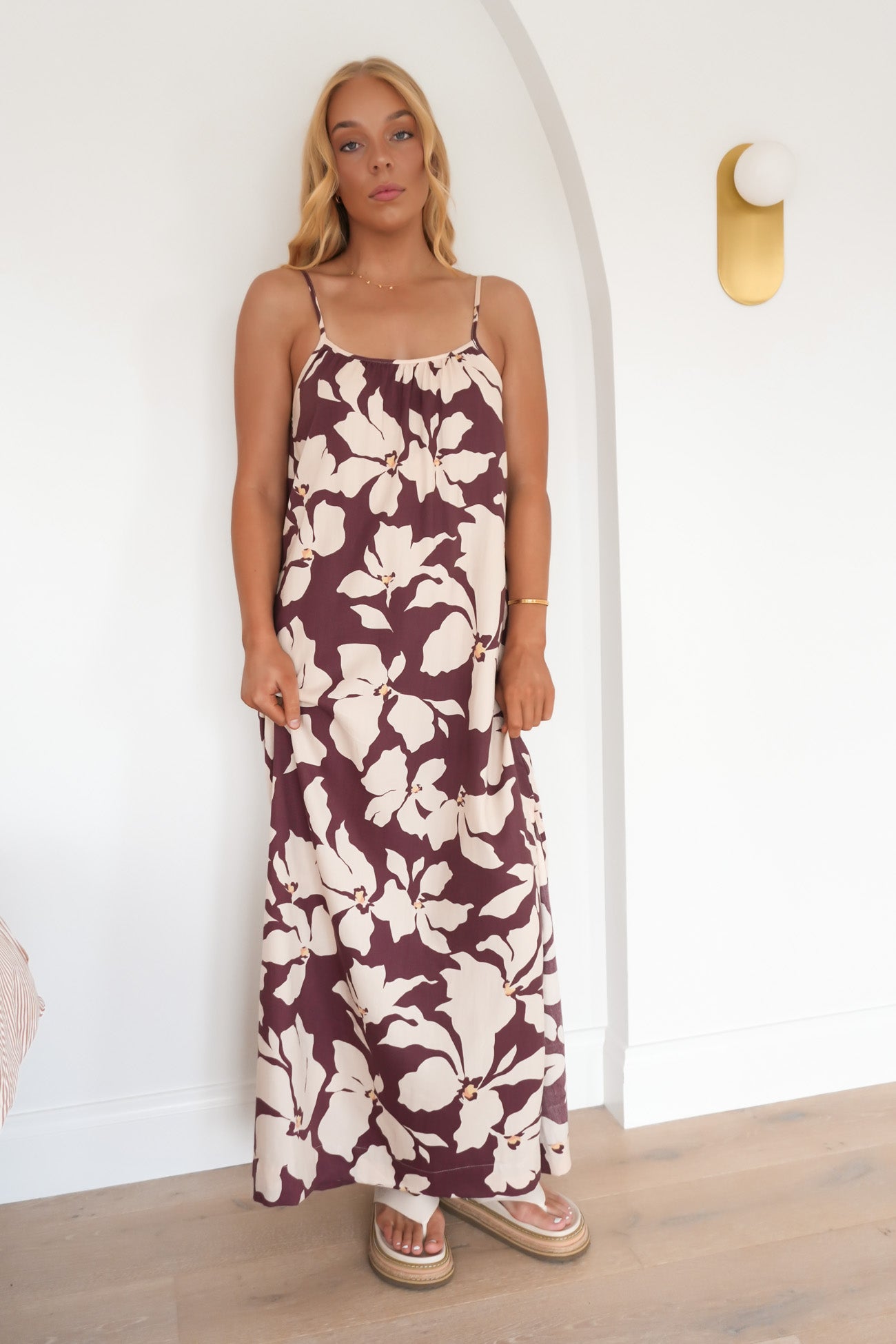 Rhi Maxi Dress Terra Brown