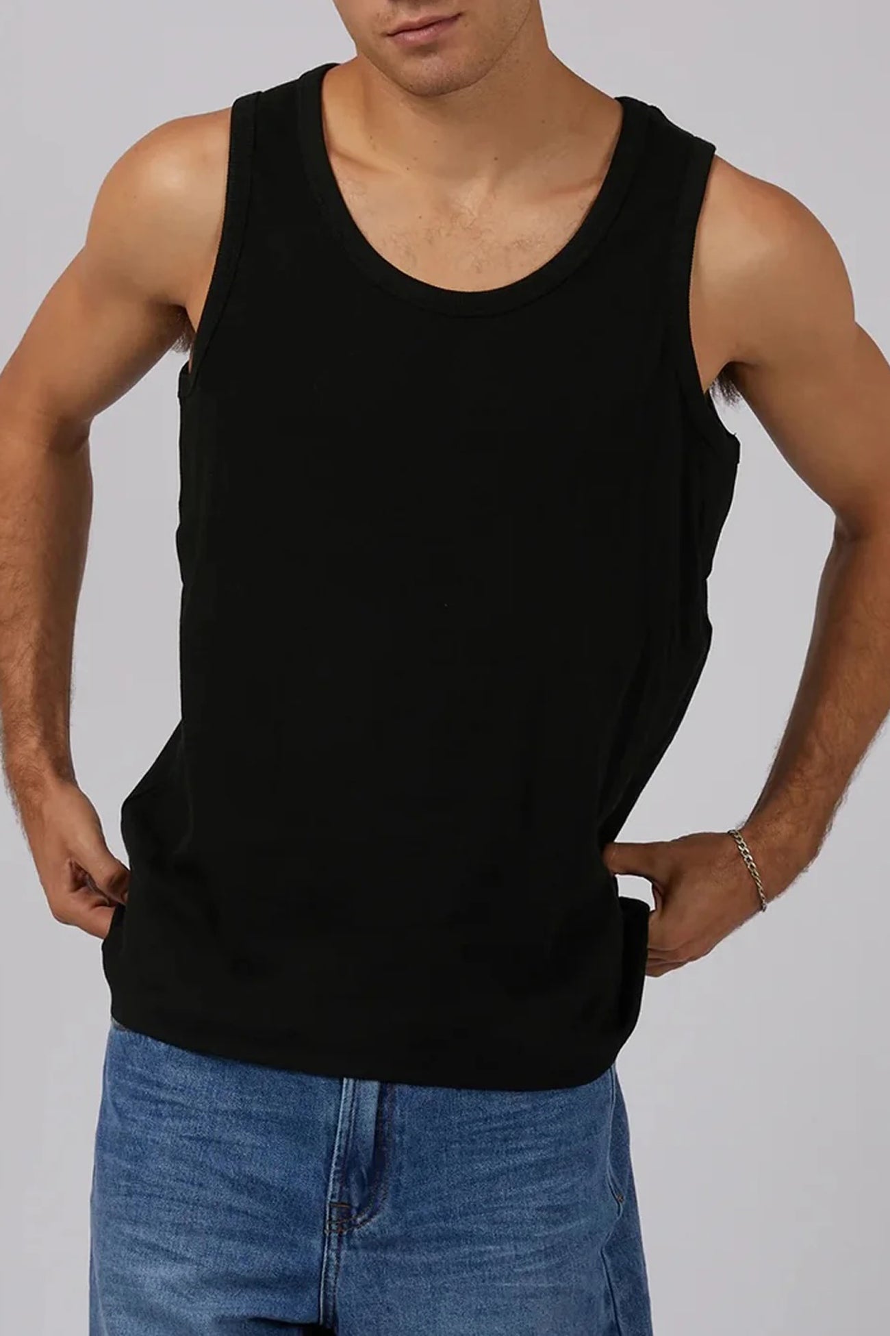 Rib Tank Black