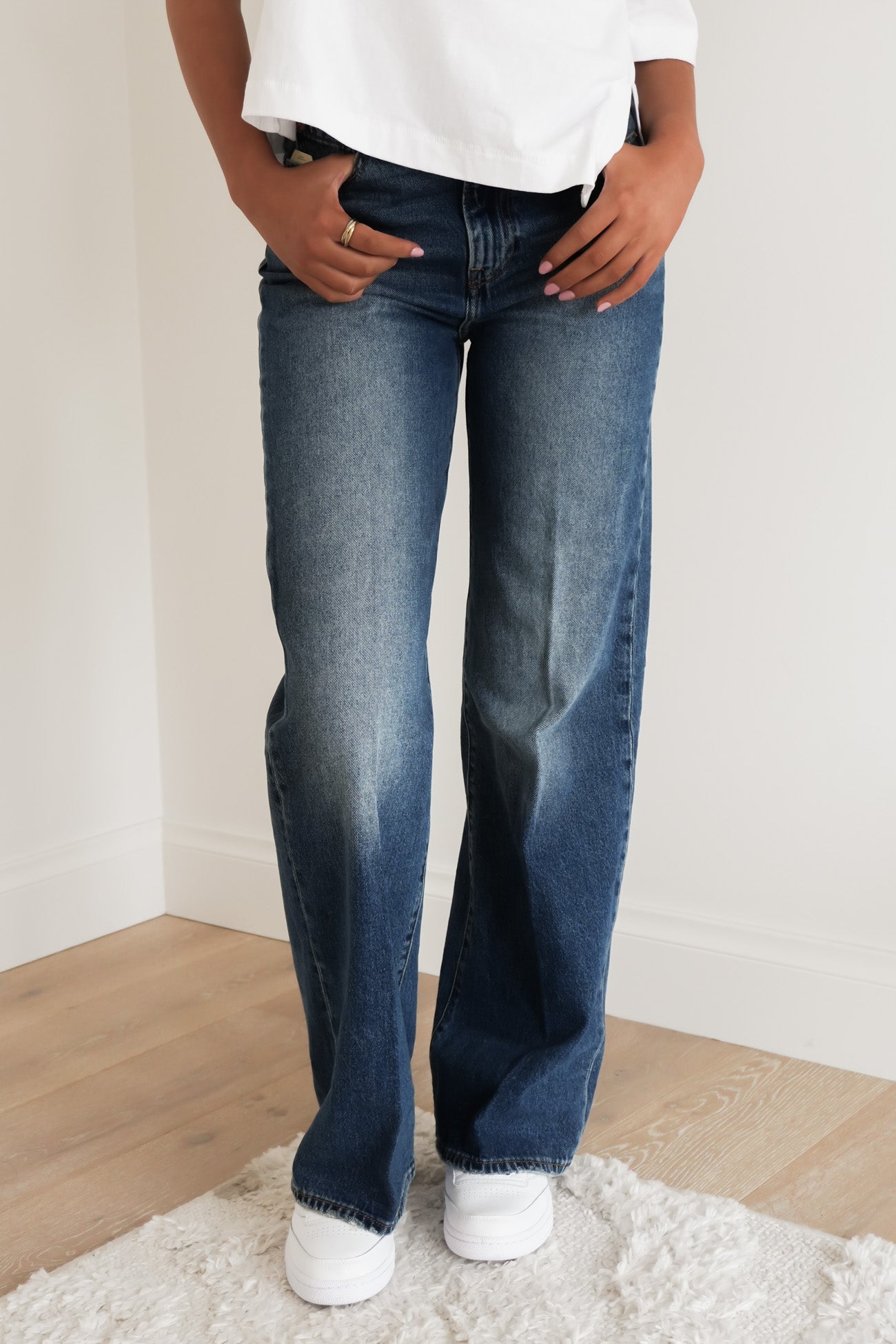Ribcage Wide Leg Jean Polar Perimiter