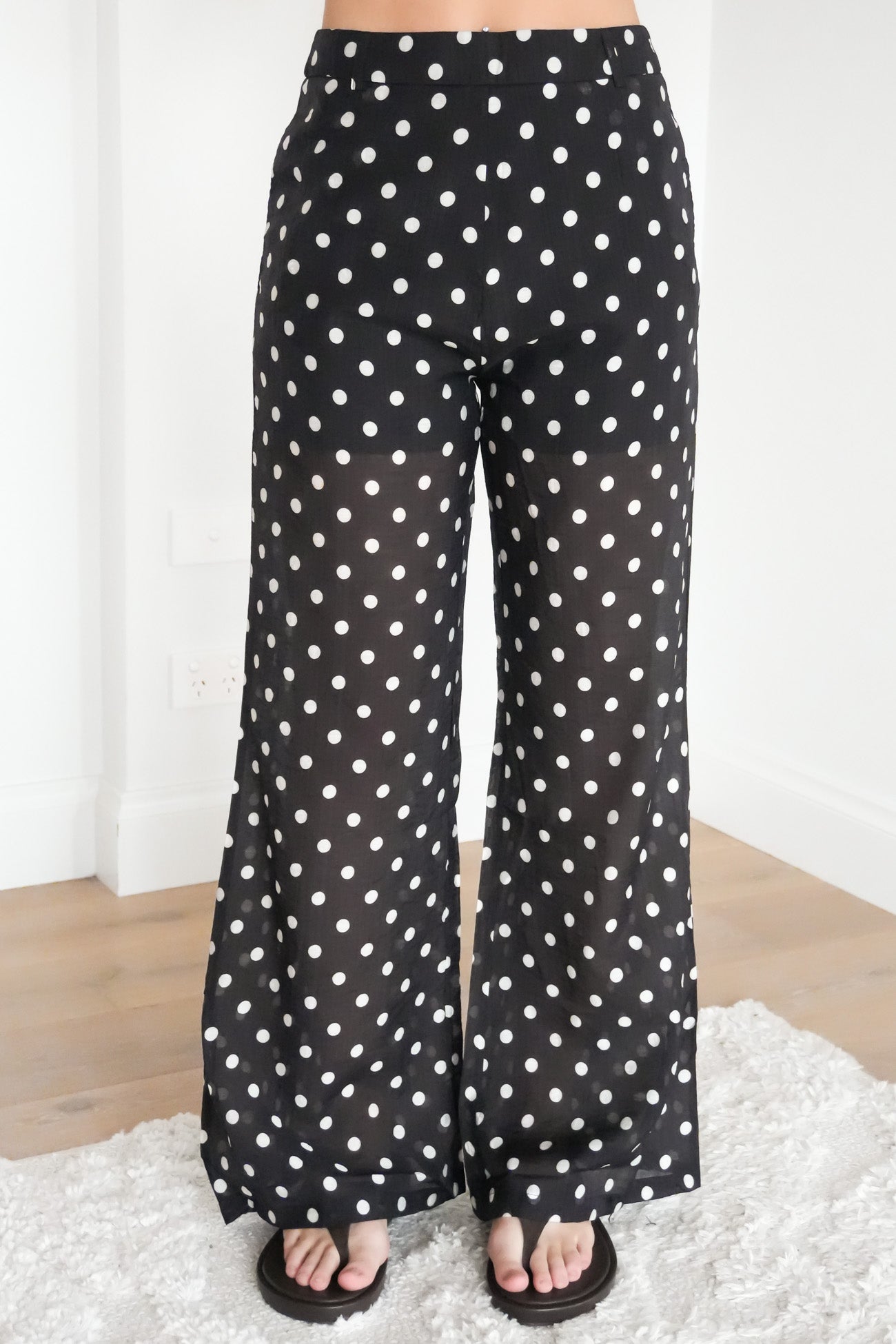 Rikke Pant Black Polka Dot