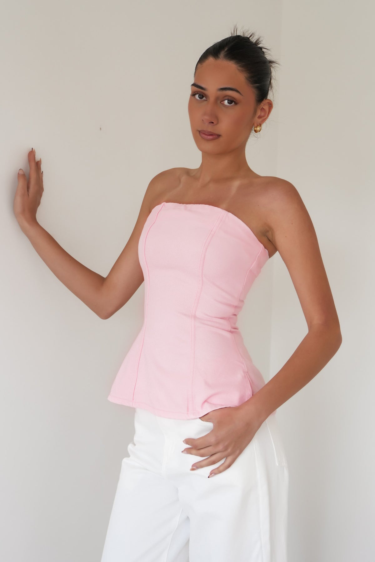 Rio Strapless Top Pink