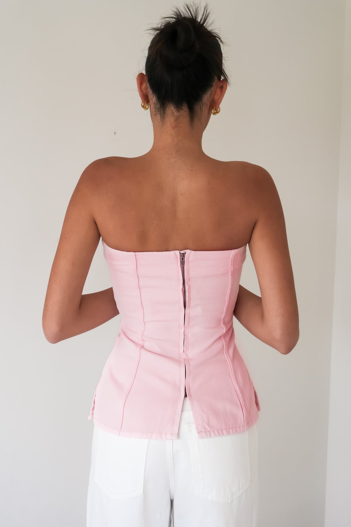 Rio Strapless Top Pink
